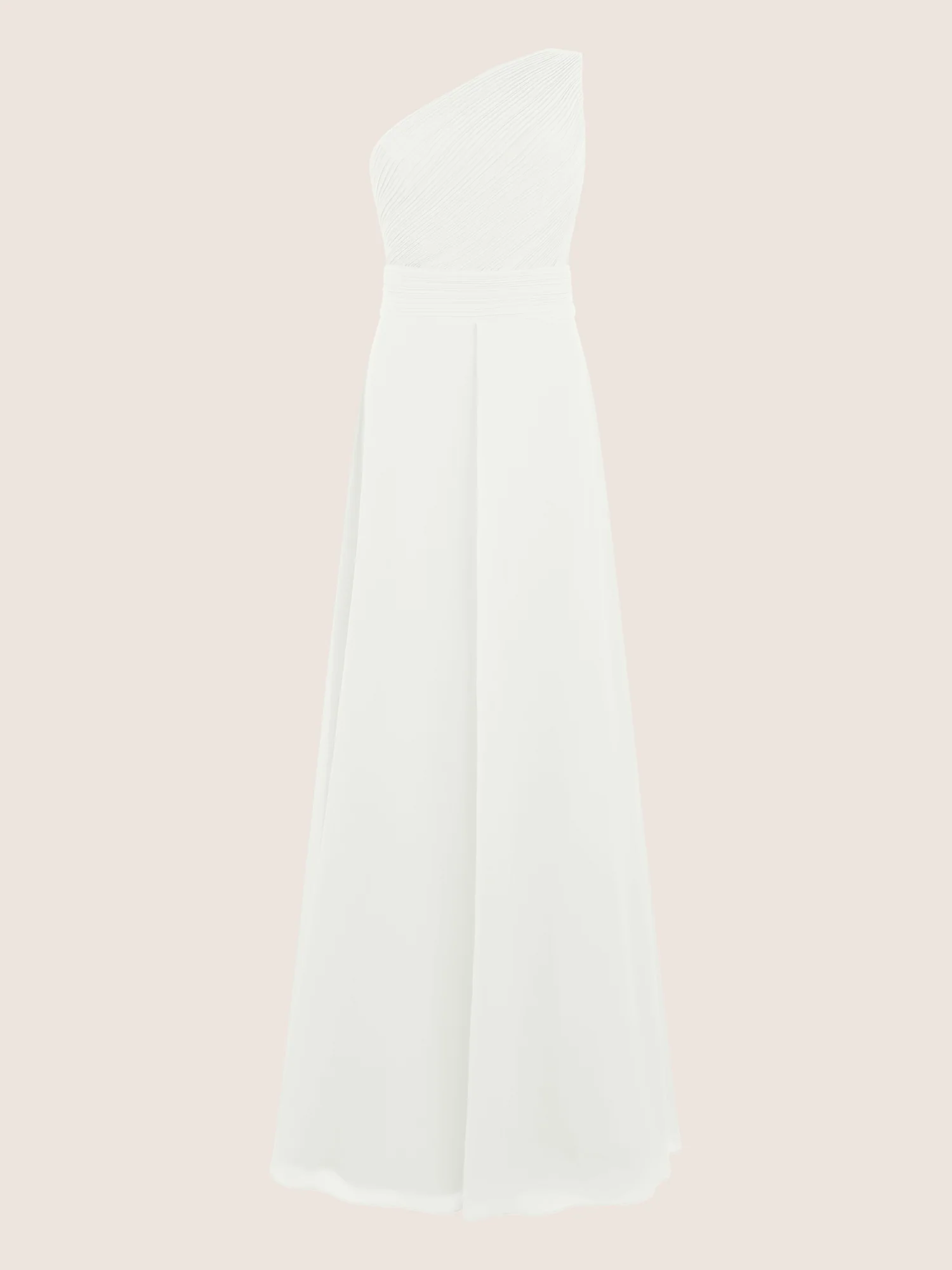 APART Abendkleid mit One-Shoulder-Design | creme - Image 3