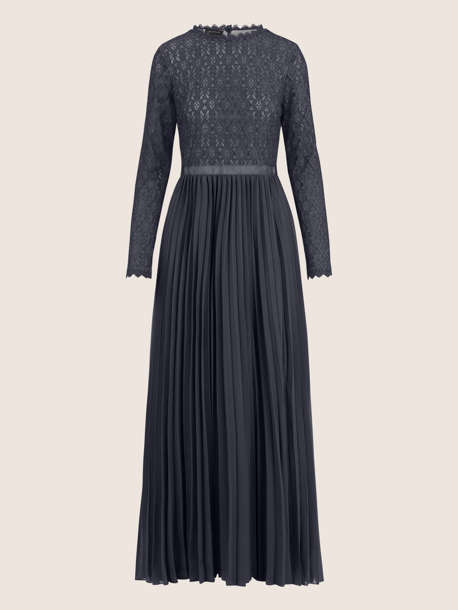 APART Abendkleid mit Plisseerock | nachtblau - Image 3