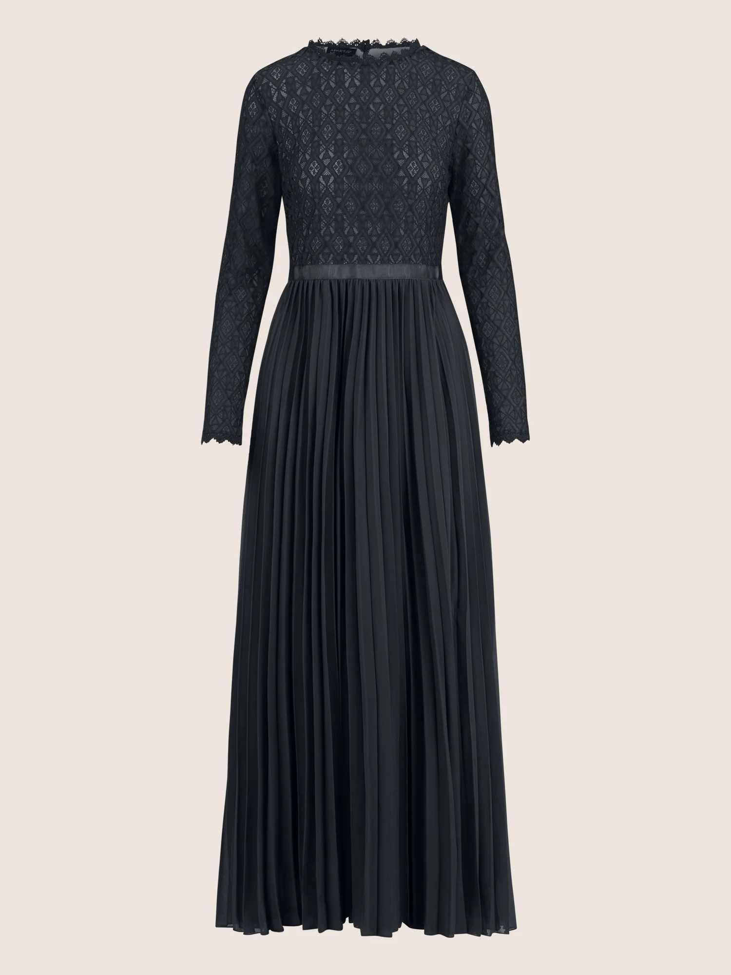 APART Abendkleid mit Plisseerock | schwarz - Image 3