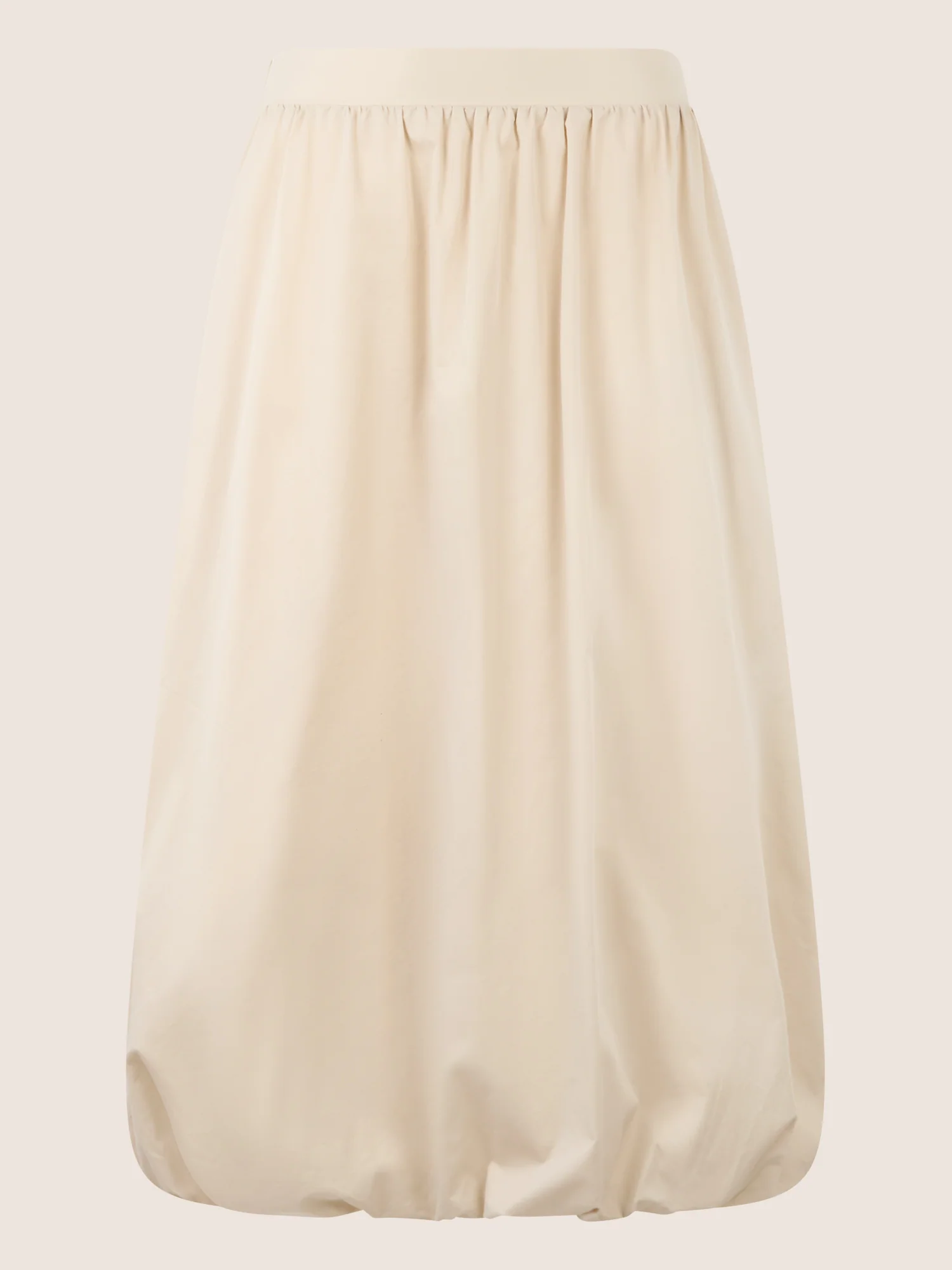 APART Ballonrock mit breitem Bund | beige - Image 3