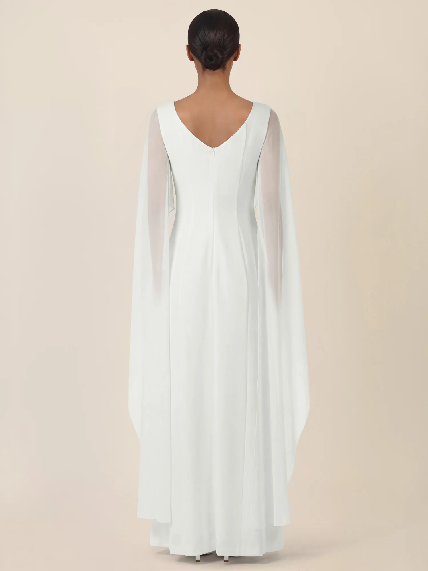 APART Cape-Kleid mit fließender Eleganz | creme - Image 2