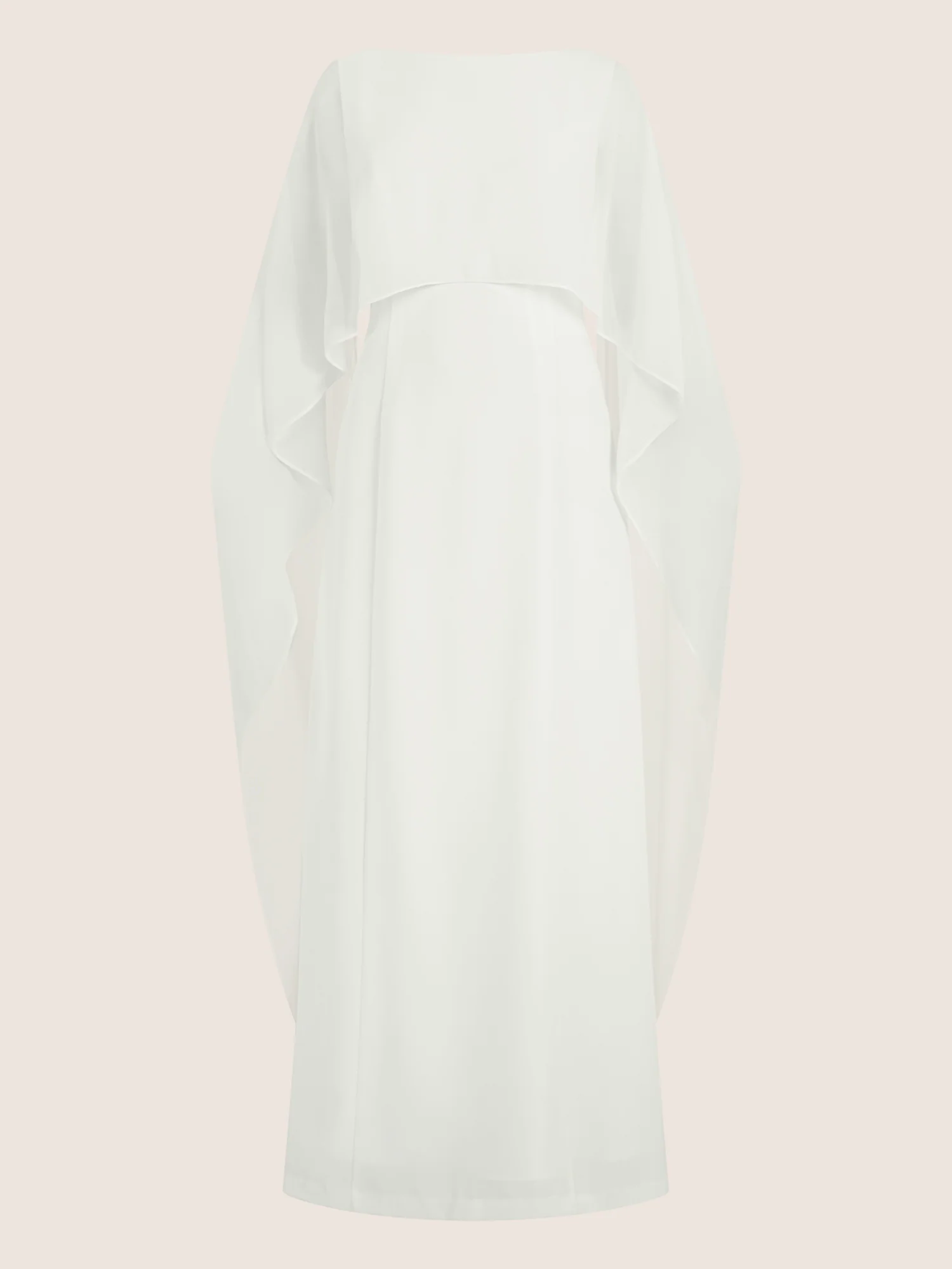 APART Cape-Kleid mit fließender Eleganz | creme - Image 3