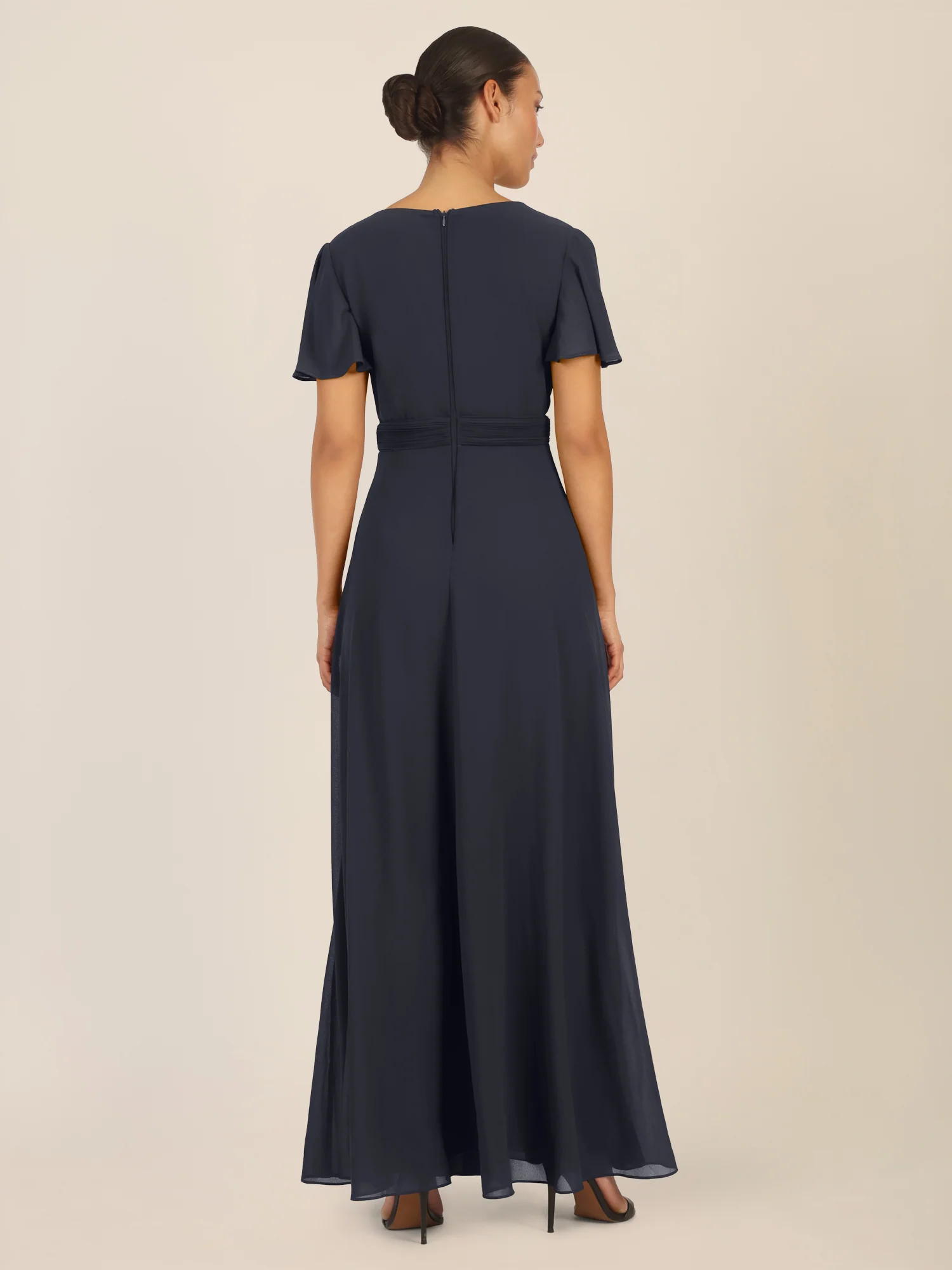 APART Chiffonoverall mit Brust Pads | nachtblau - Image 2