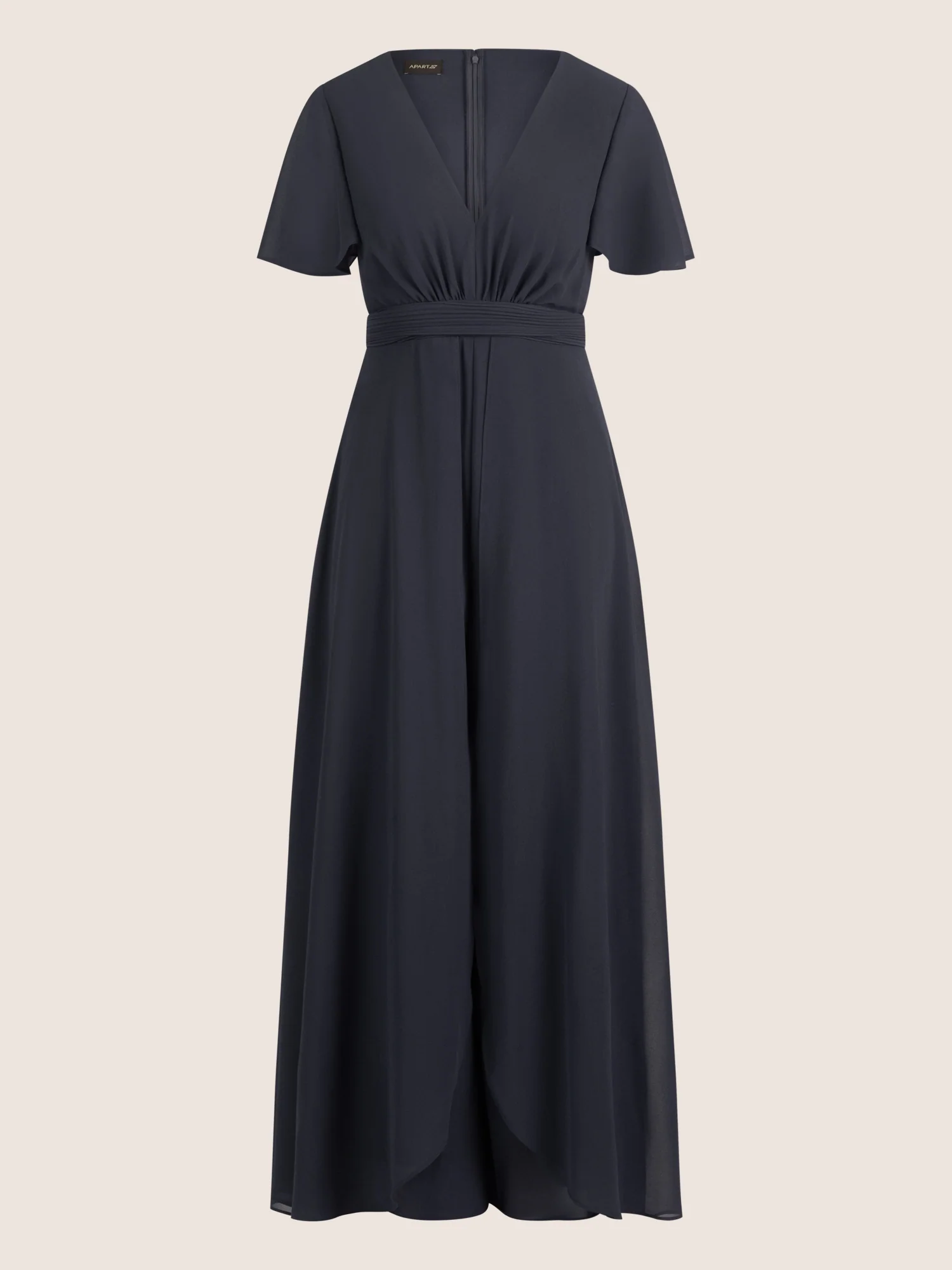 APART Chiffonoverall mit Brust Pads | nachtblau - Image 3