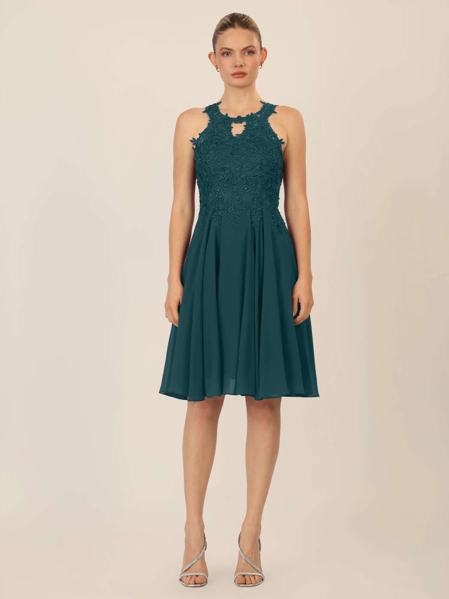 APART Cocktailkleid mit Cut-Out-Rücken | dunkelgrün - Image 6