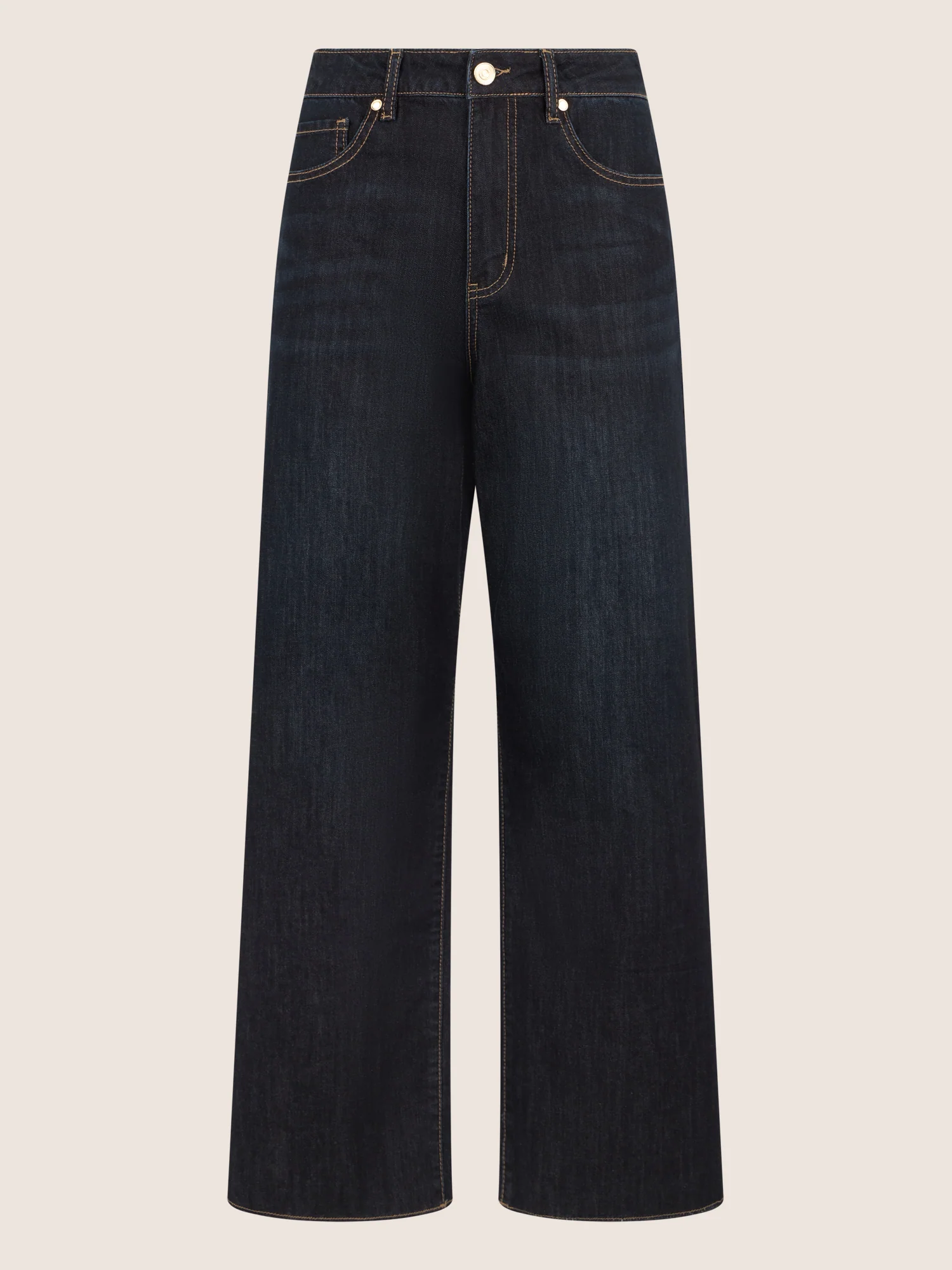 APART Croppedjeans mit Fransen-Saum | dunkelblau - Image 4