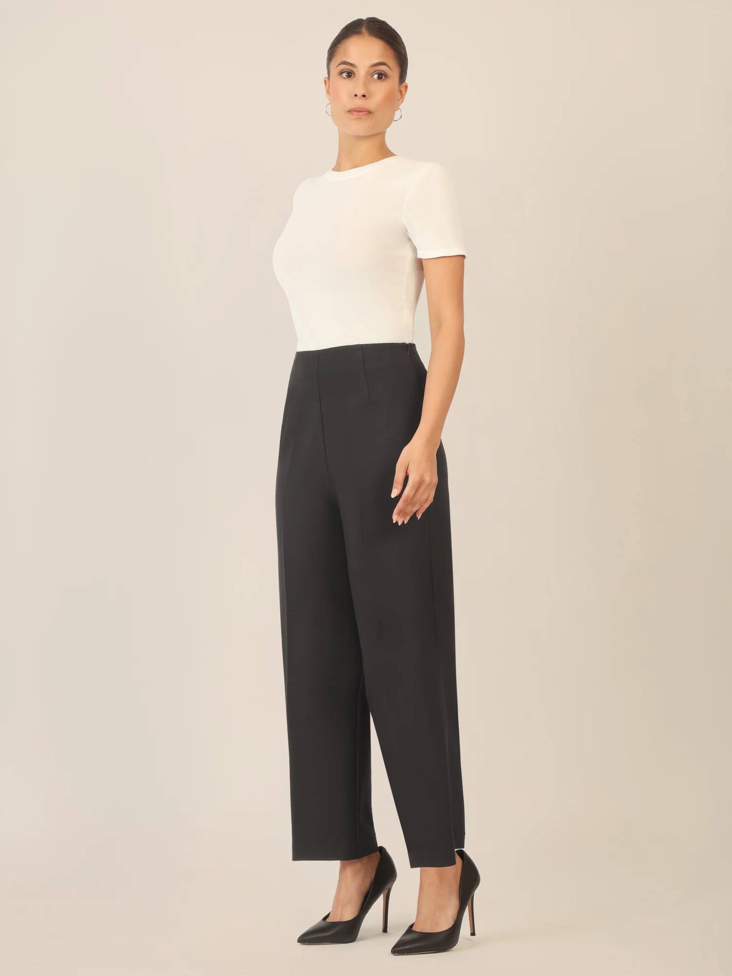 APART Culotte mit Bügelfalte | schwarz - Image 2