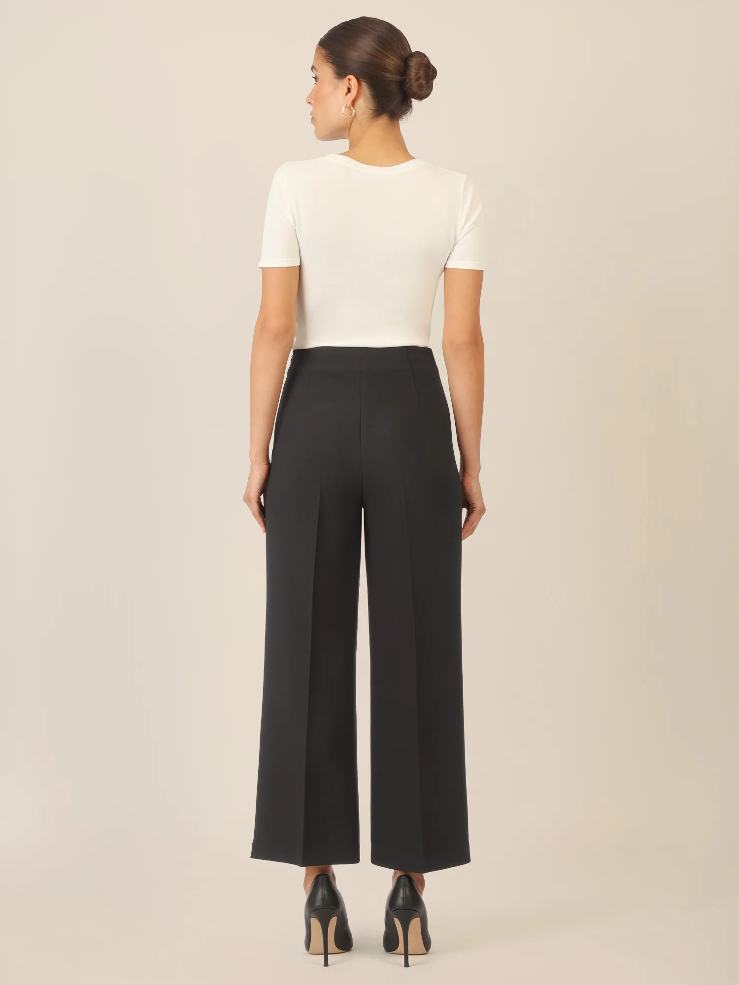 APART Culotte mit Bügelfalte | schwarz - Image 3