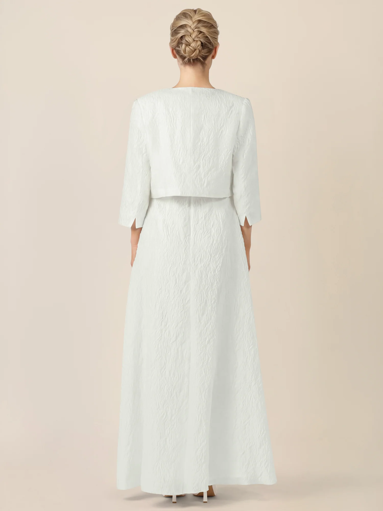 APART Eleganter Bolero mit Hakenverschluss | creme - Image 3