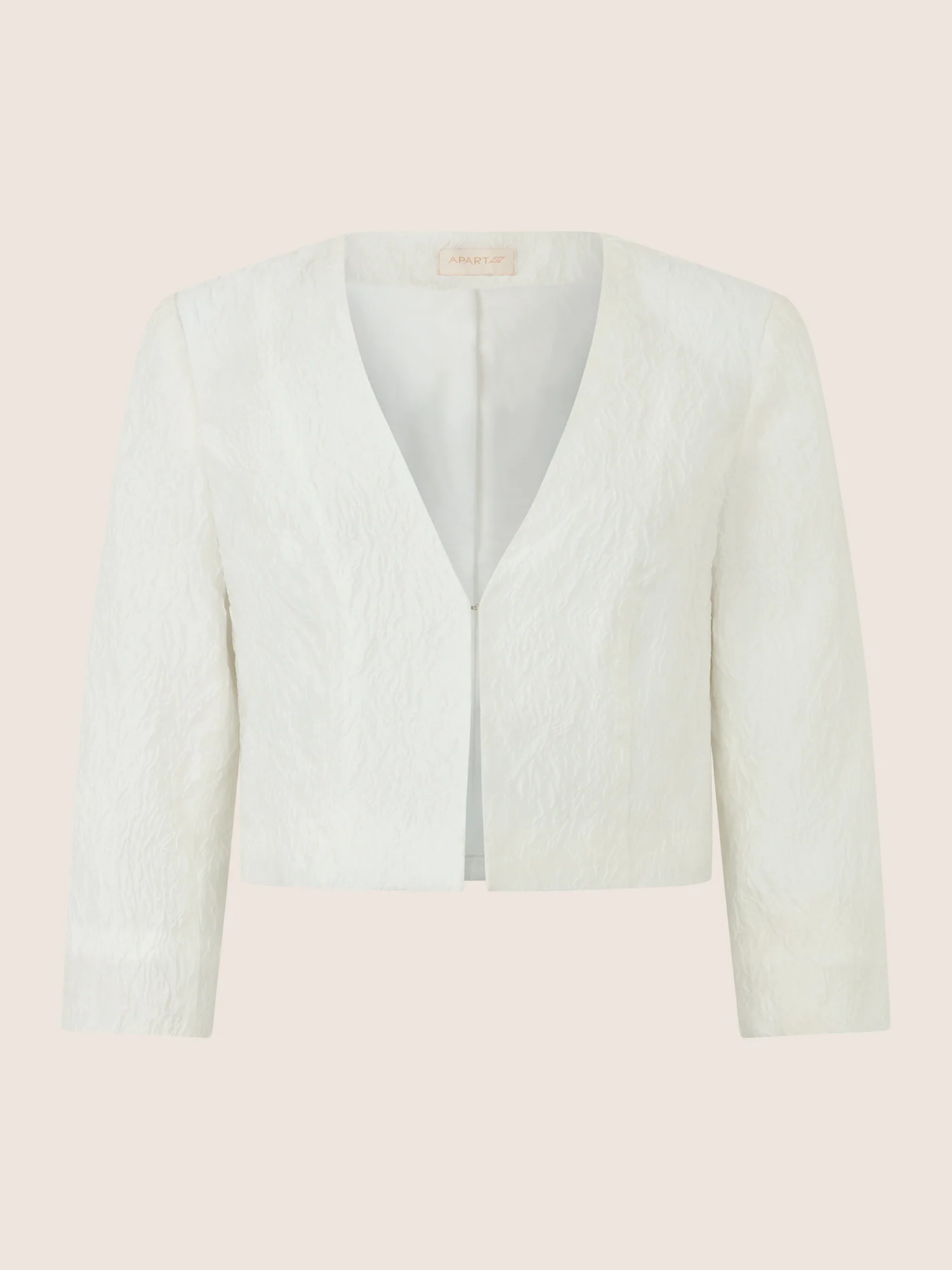 APART Eleganter Bolero mit Hakenverschluss | creme - Image 4