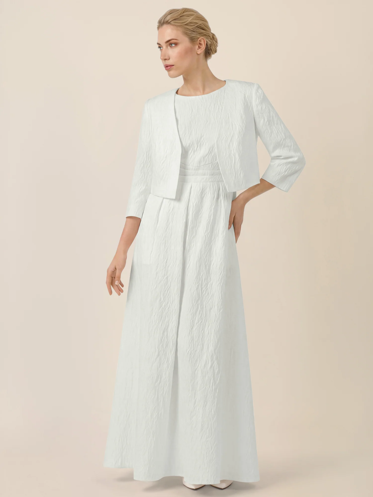 APART Eleganter Bolero mit Hakenverschluss | creme - Image 6
