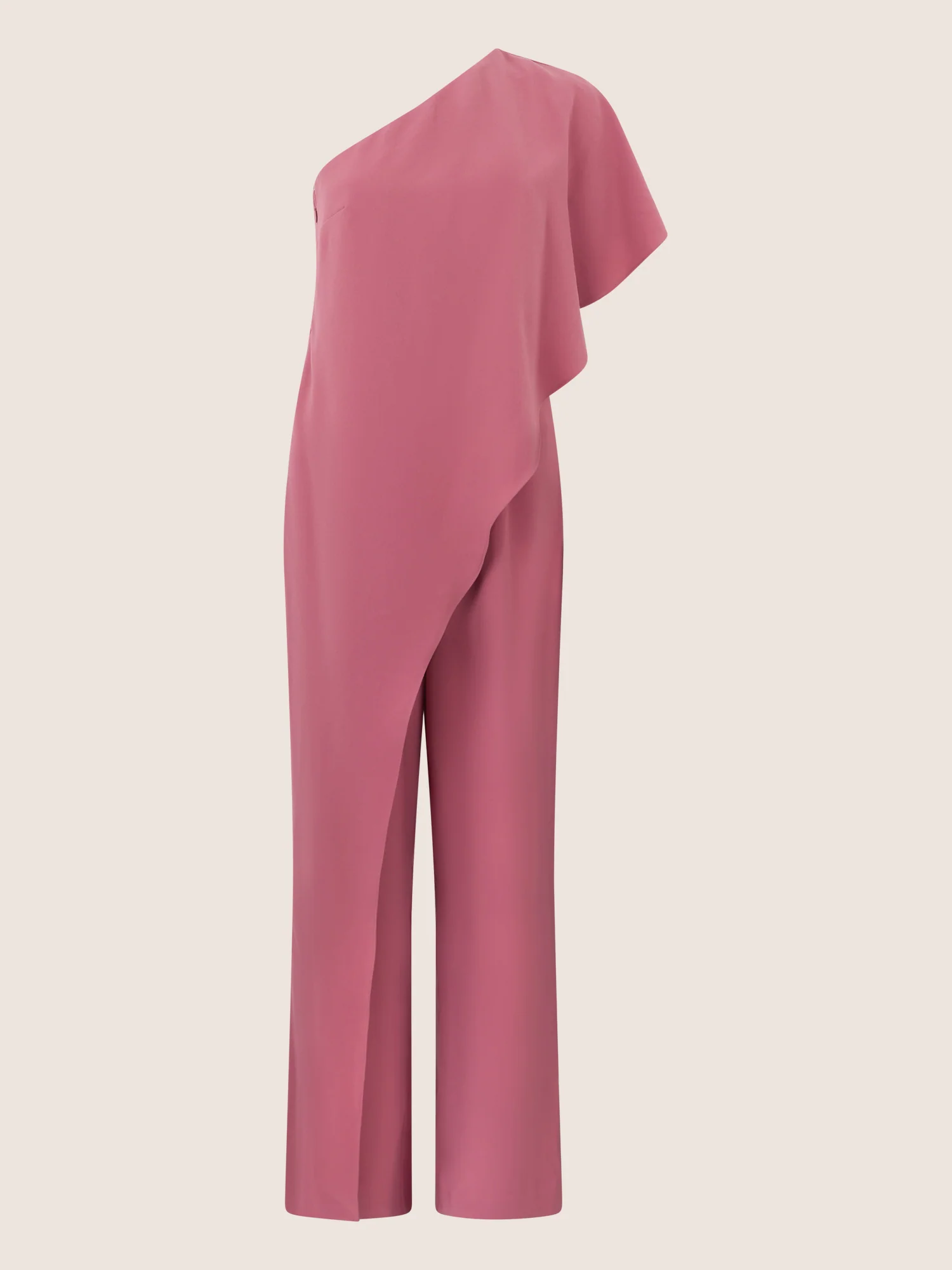 APART Eleganter One-Shoulder-Jumpsuit | rosé - Image 3
