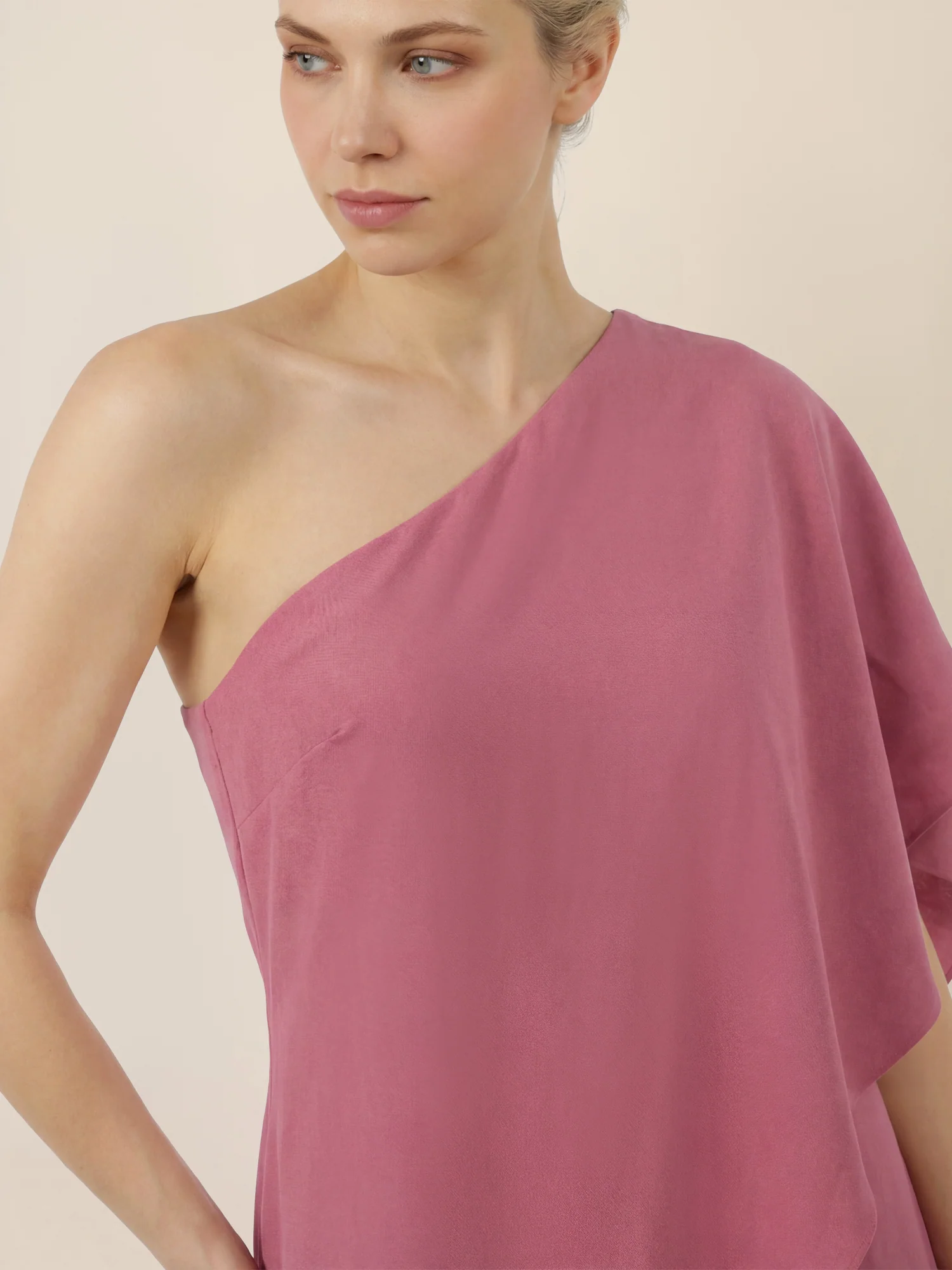 APART Eleganter One-Shoulder-Jumpsuit | rosé - Image 5