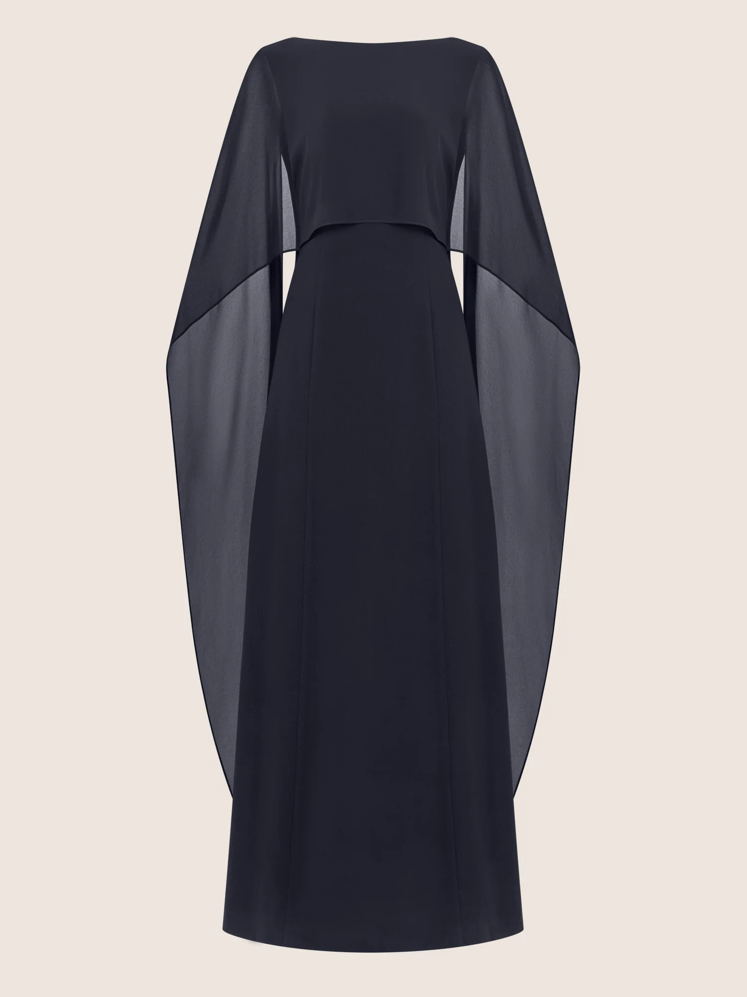 APART Elegantes Kleid mit Cape | nachtblau - Image 3