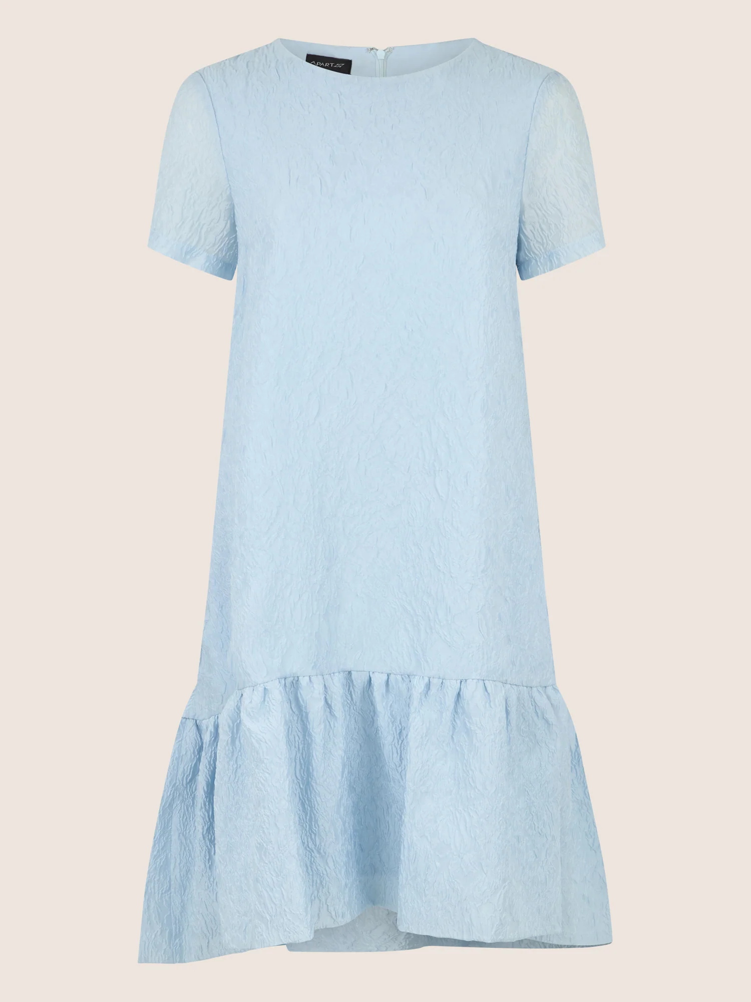 APART Elegantes Kleid mit Volantsaum | hellblau - Image 3