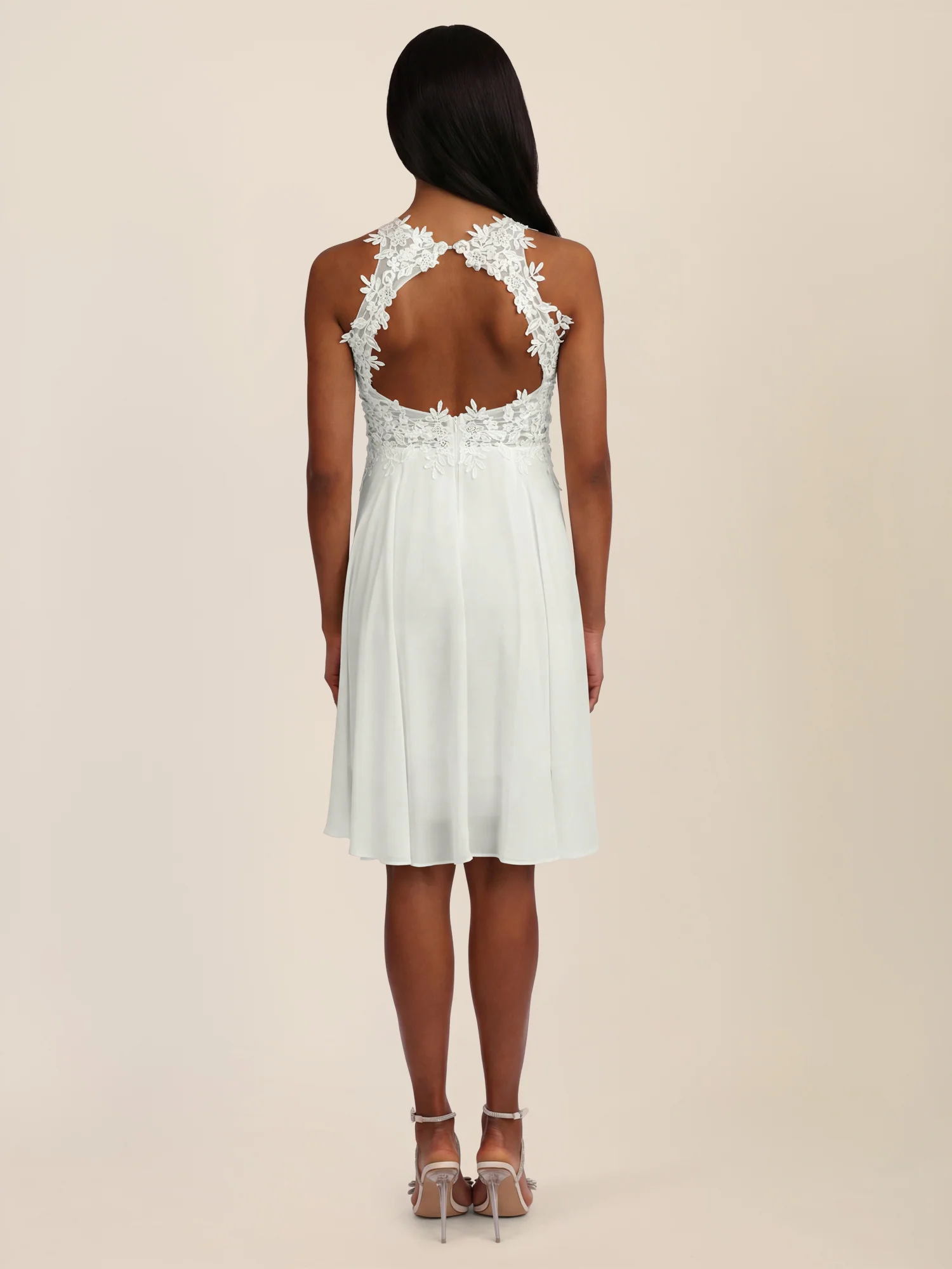 APART Kleid mit floraler Spitzenpracht | creme - Image 2