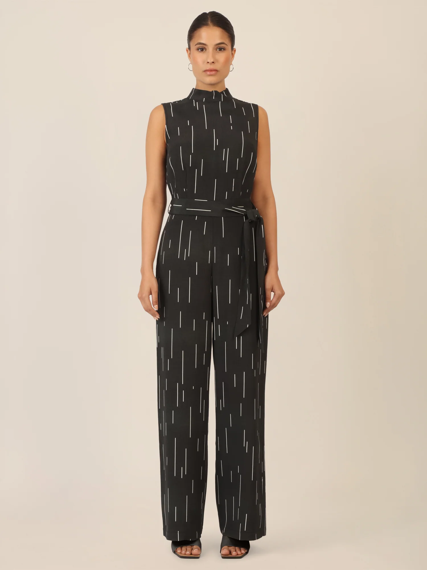 APART Overall mit grafischem Muster | schwarz-creme - Image 2