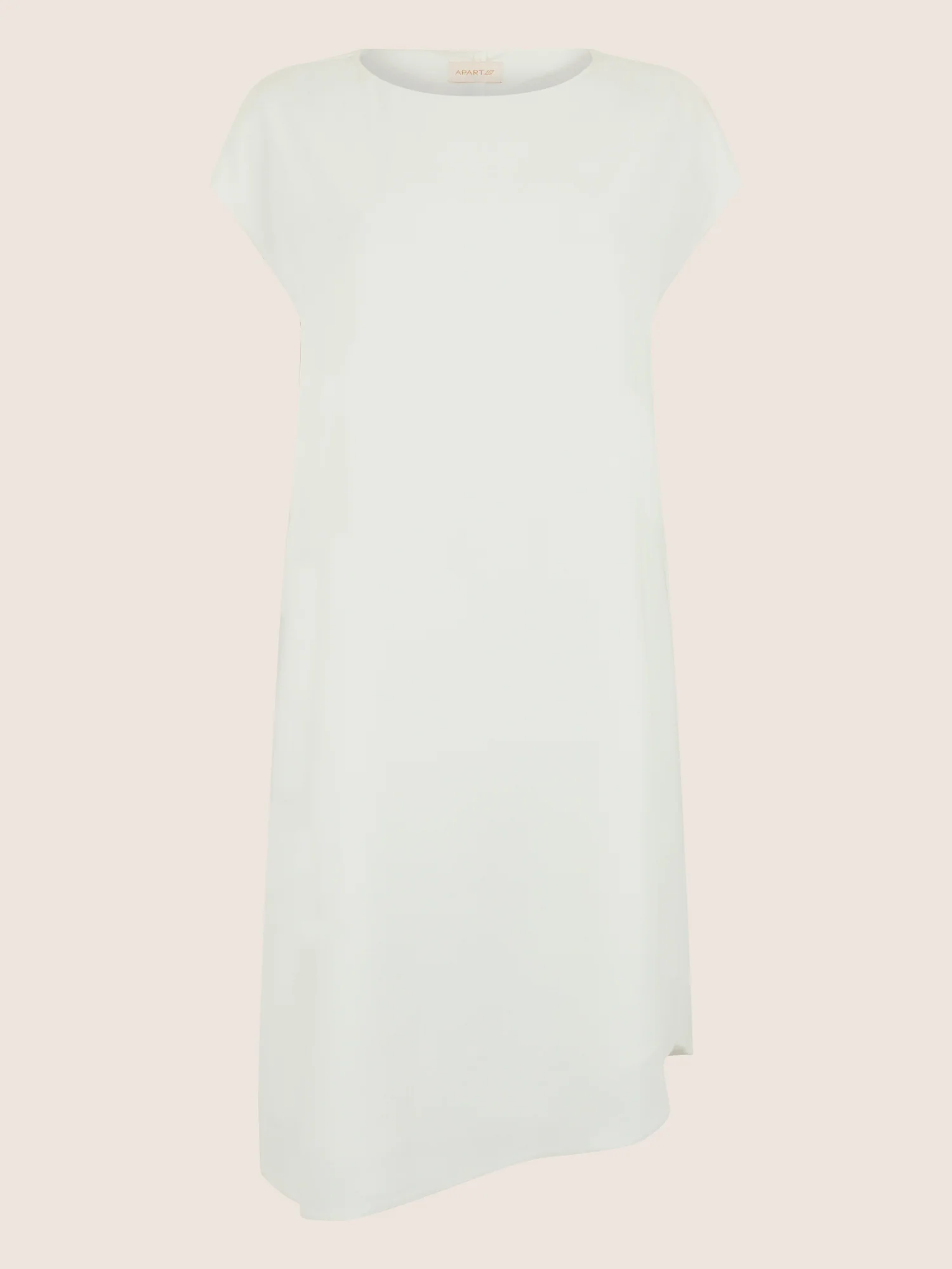 APART Oversized Kleid mit asymmetrischem Saum | creme - Image 3