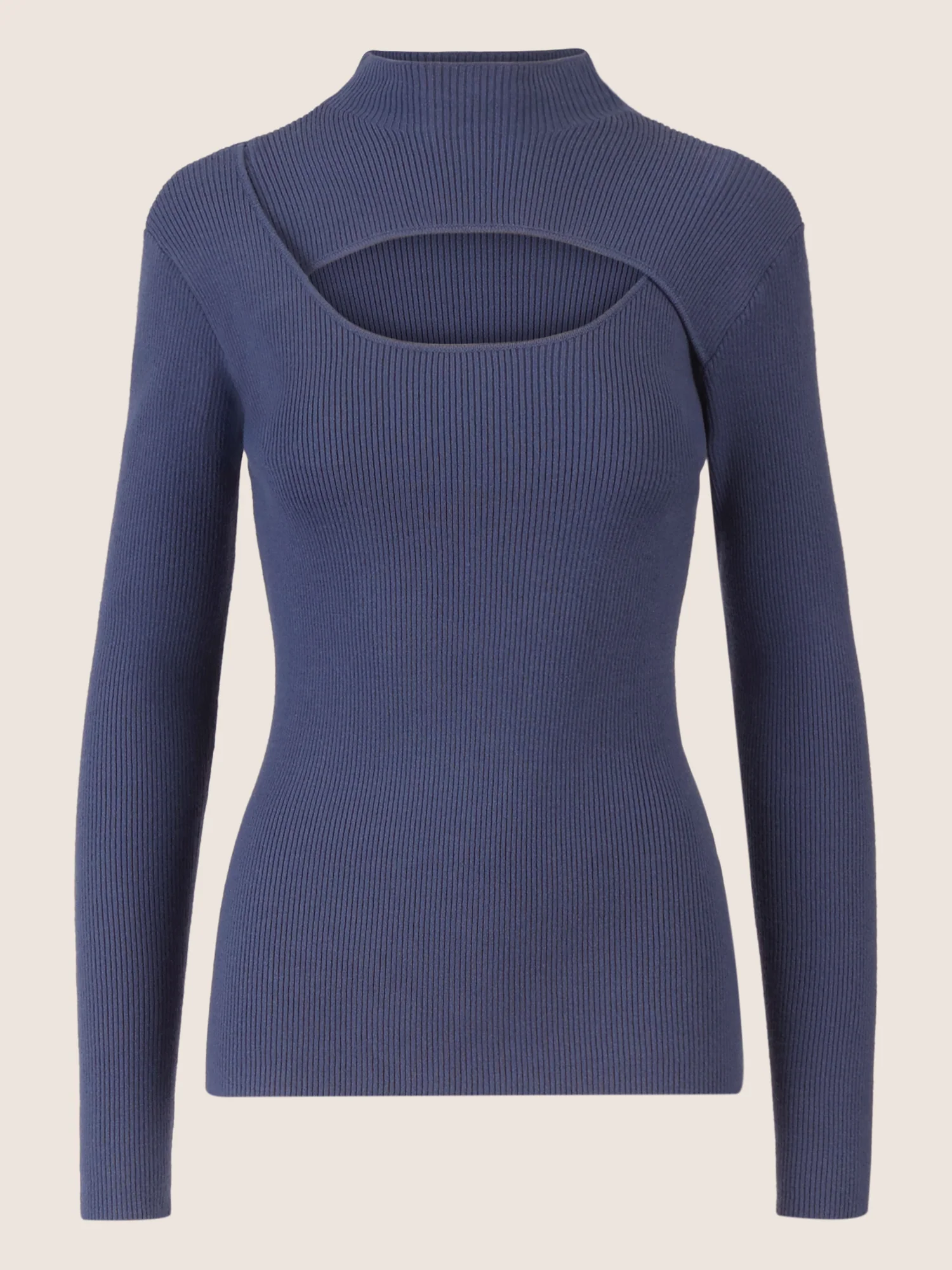 APART Pullover mit Cut-out-Detail | mittelblau - Image 4