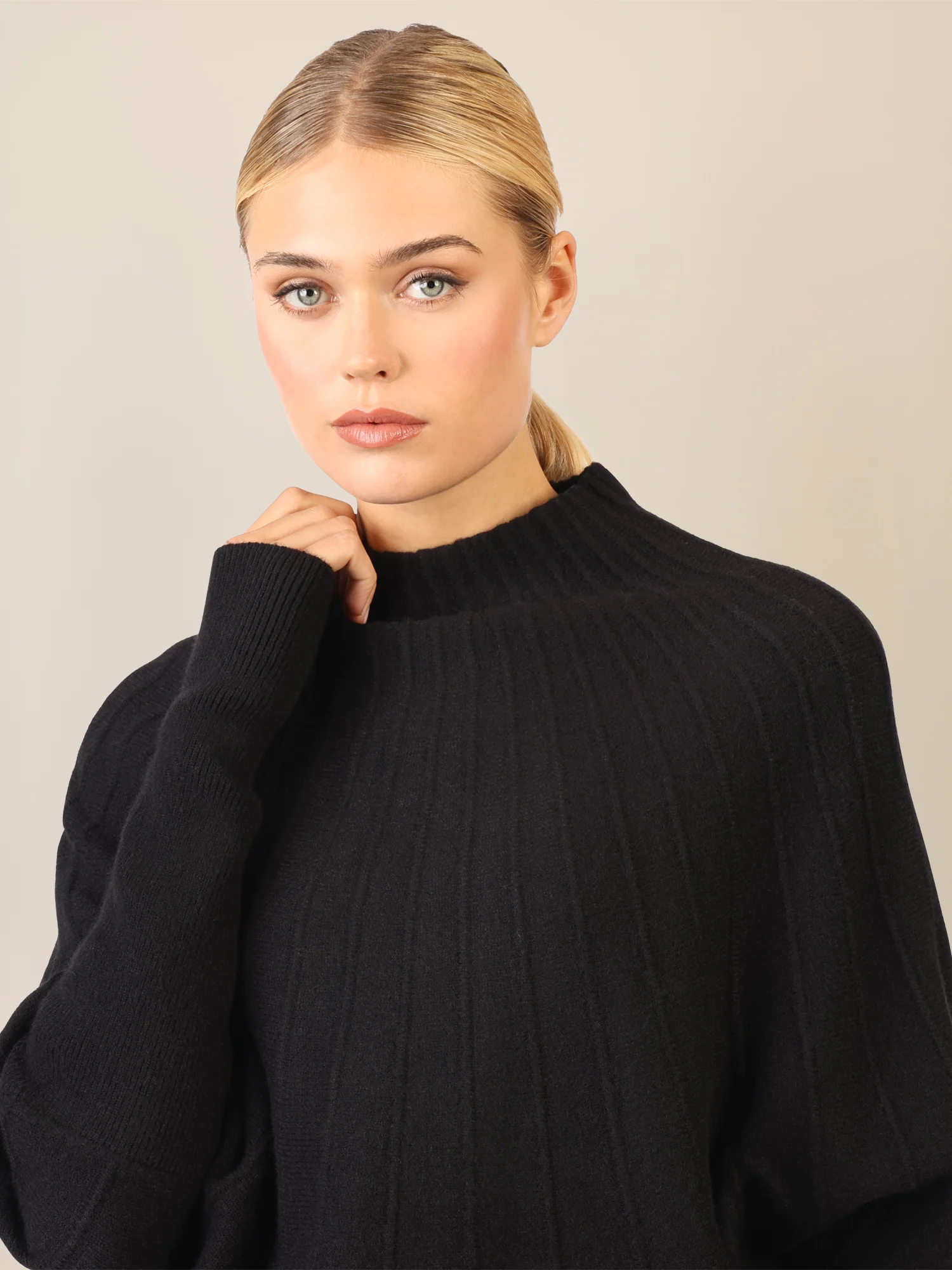 APART Pullover mit Fledermausärmeln | schwarz - Image 5