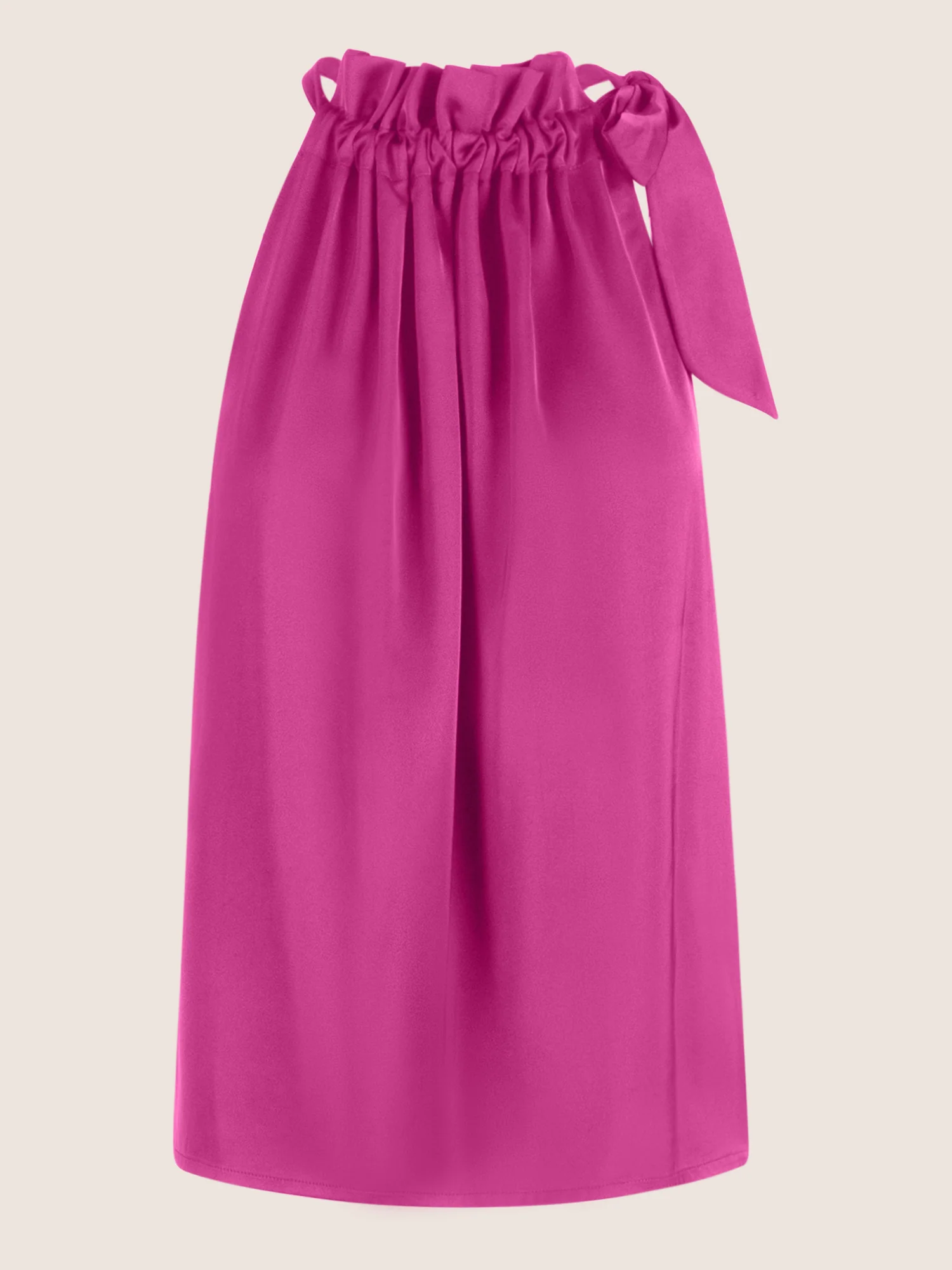 APART Satinblusentop aus einer mattglänzenden, elastischen Satin Ware | lila - Image 4