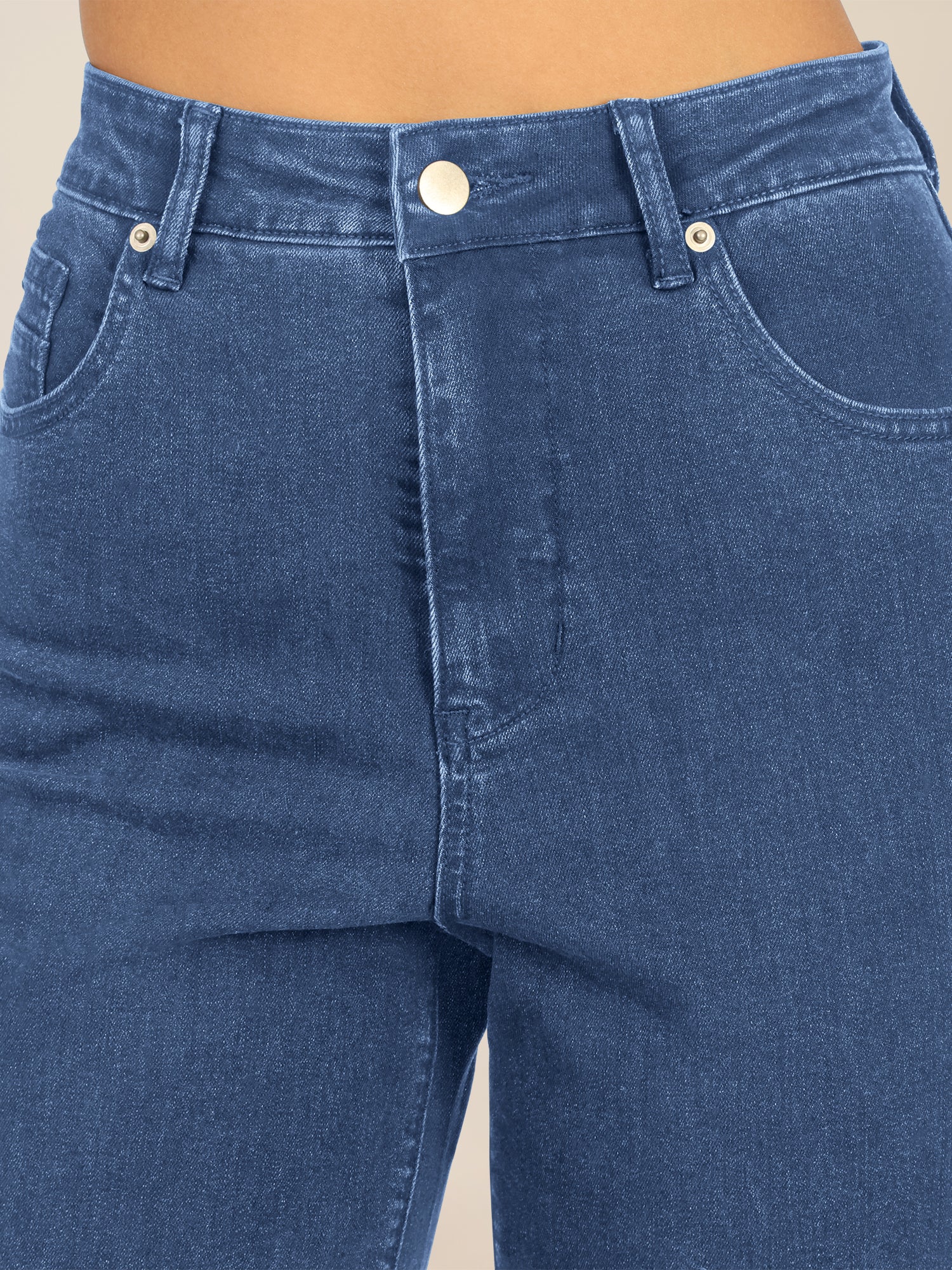 APART Weite Jeans mit geradem Bein | mittelblau - Image 5