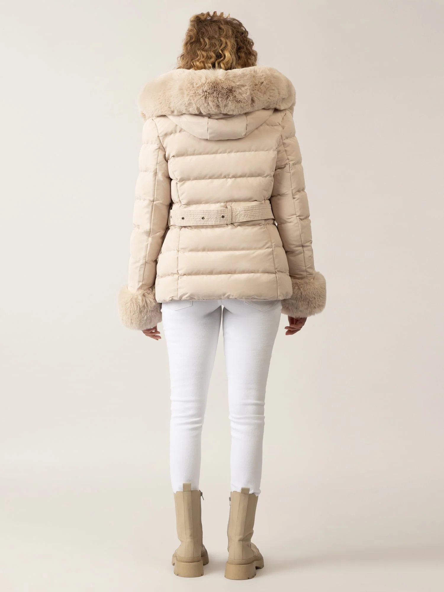 APART Winterjacke mit Reißverschluss für den perfekten Winter-Look | beige - Image 3