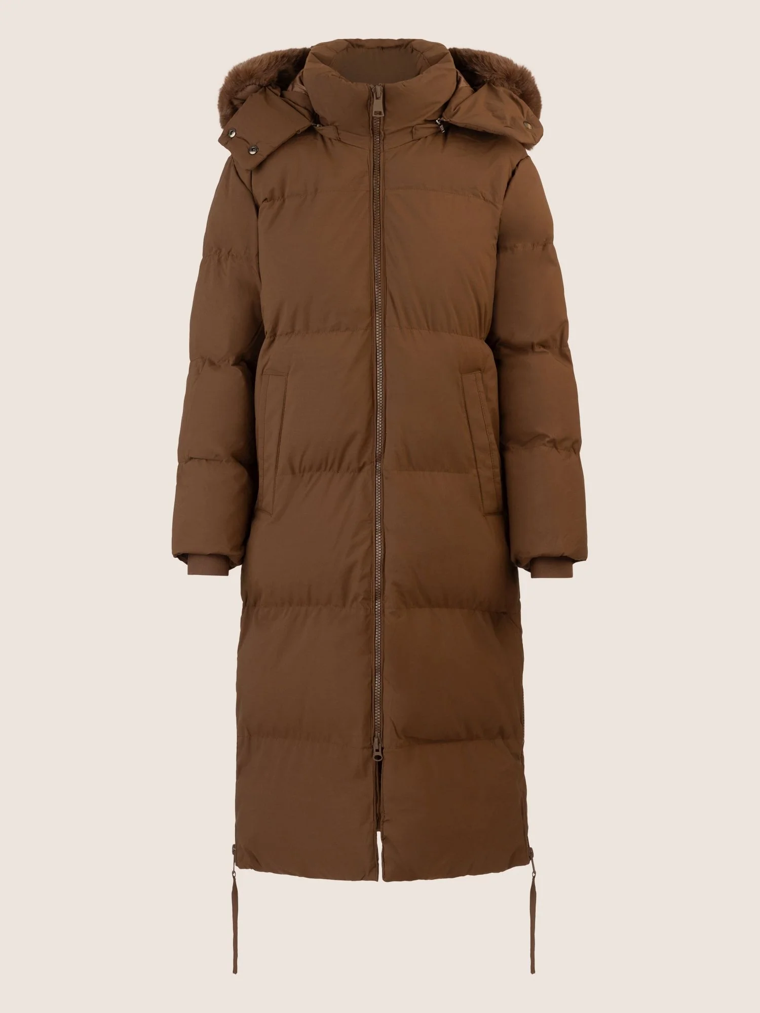 APART Winterjacke mit Reißverschluss für kalte Tage mit Komfort und Stil | braun - Image 2