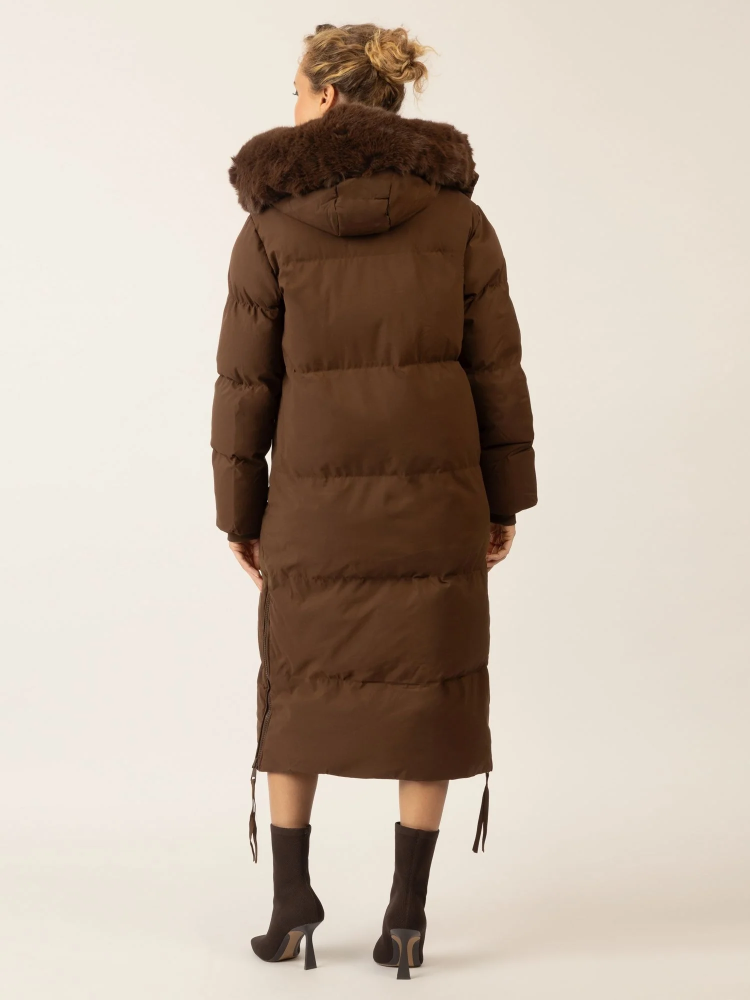 APART Winterjacke mit Reißverschluss für kalte Tage mit Komfort und Stil | braun - Image 5