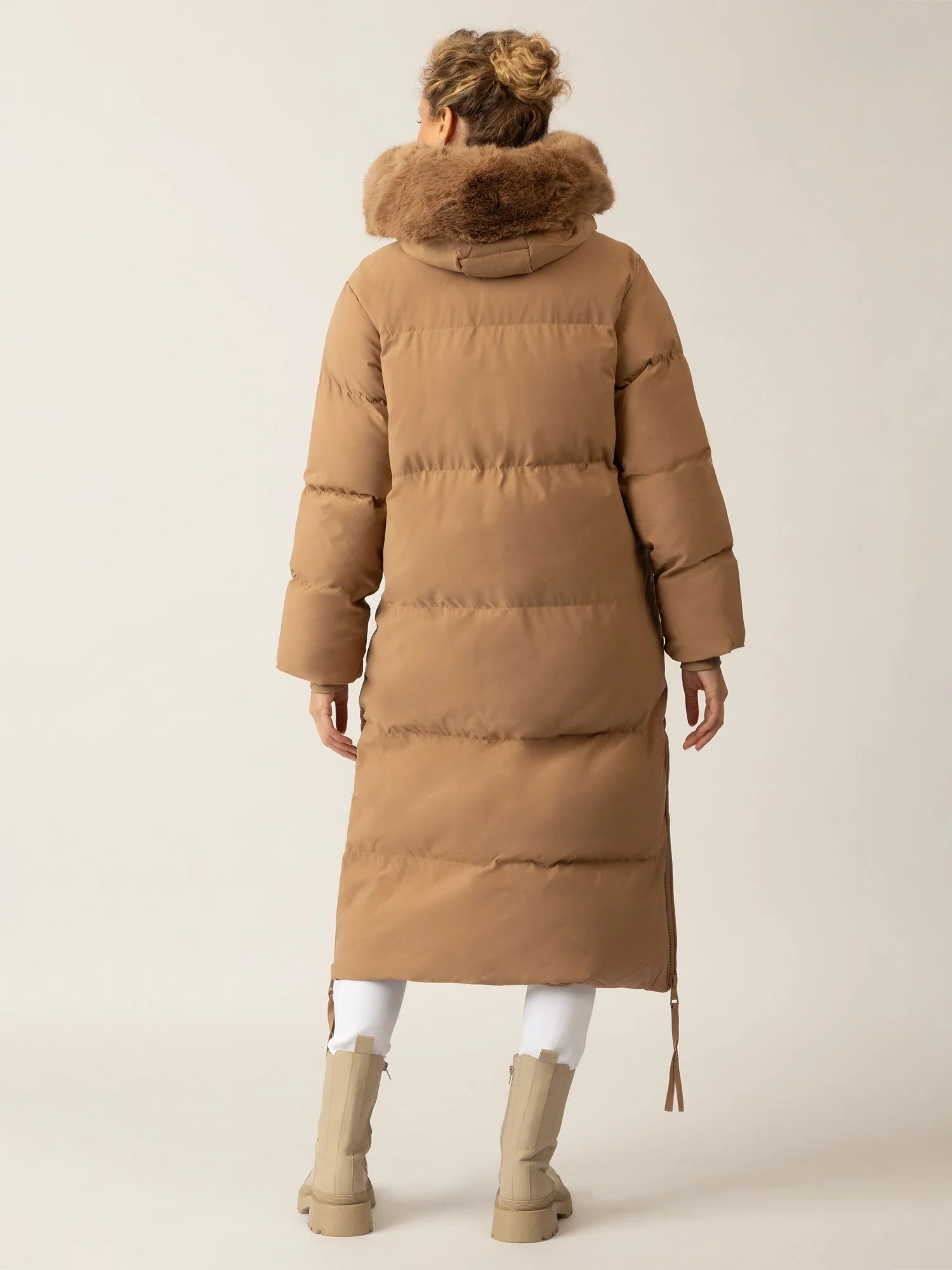 APART Winterjacke mit Reißverschluss für kalte Tage mit Komfort und Stil | camel - Image 2
