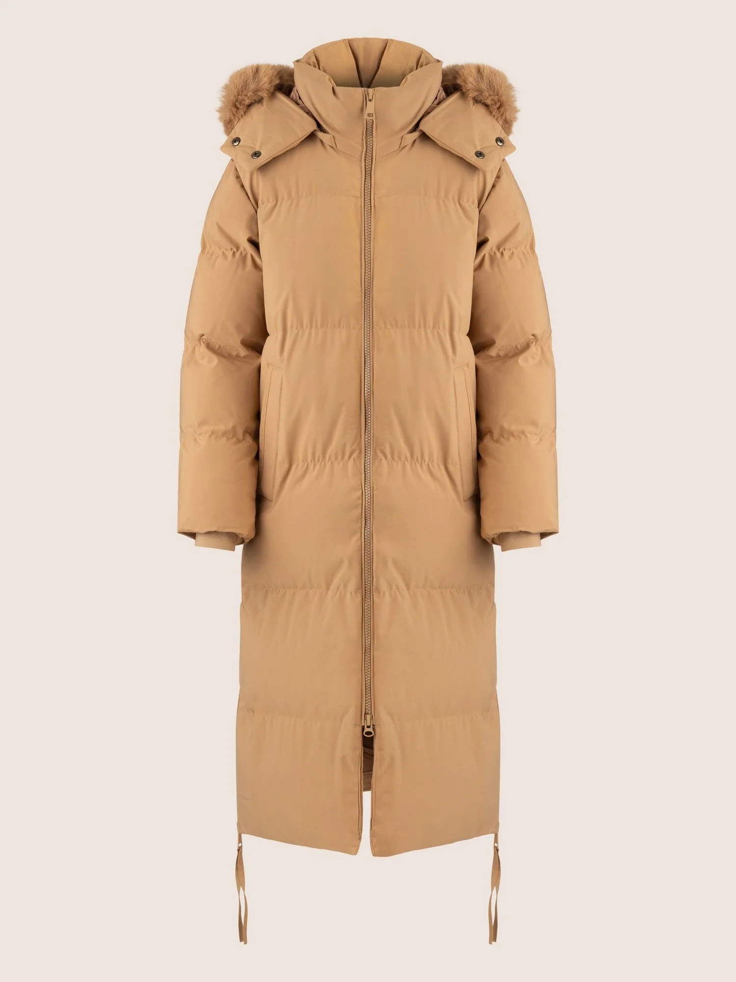 APART Winterjacke mit Reißverschluss für kalte Tage mit Komfort und Stil | camel - Image 4
