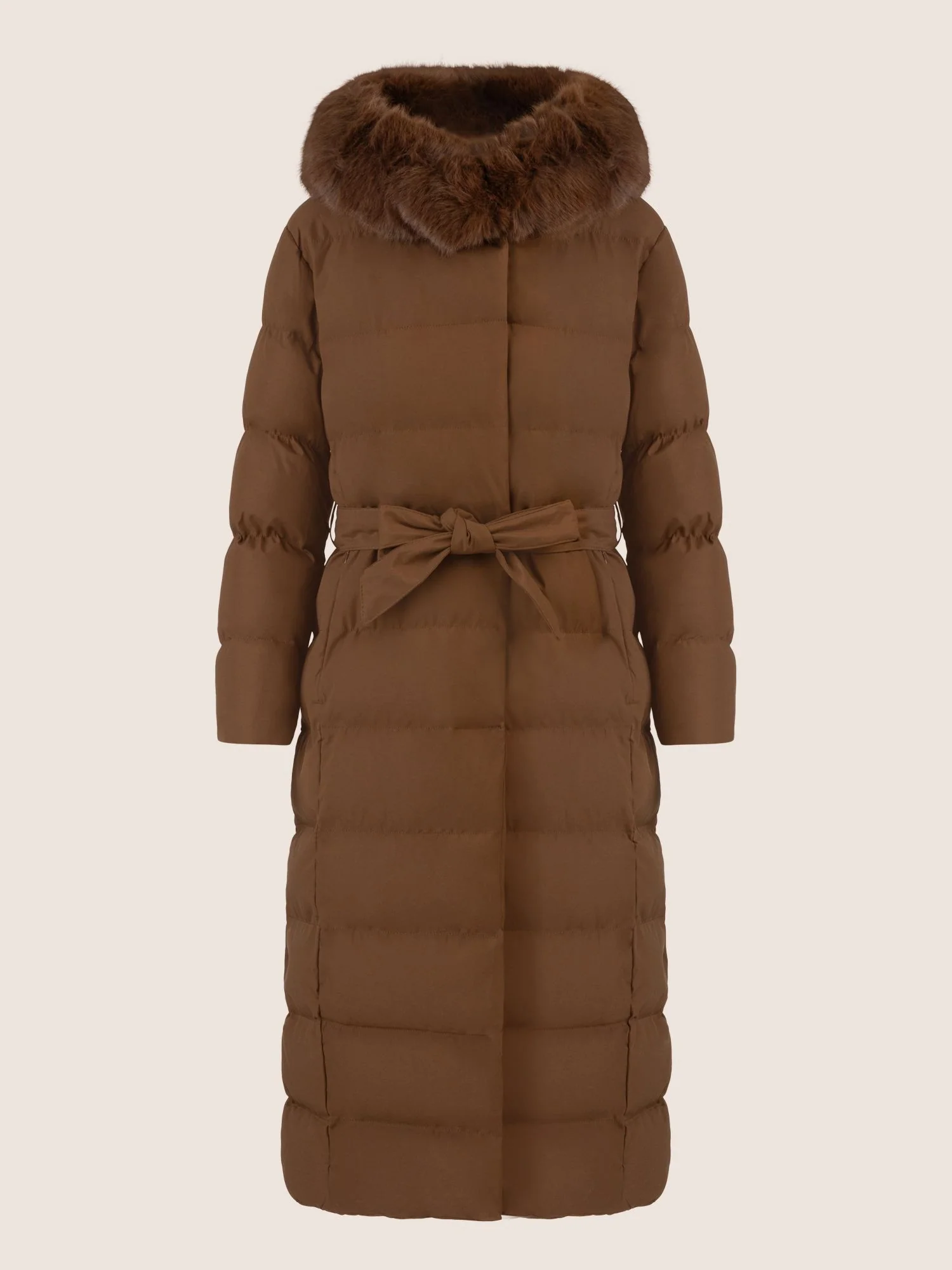 APART Winterjacke mit Reißverschluss für maximalen Schutz im Winter | braun - Image 4