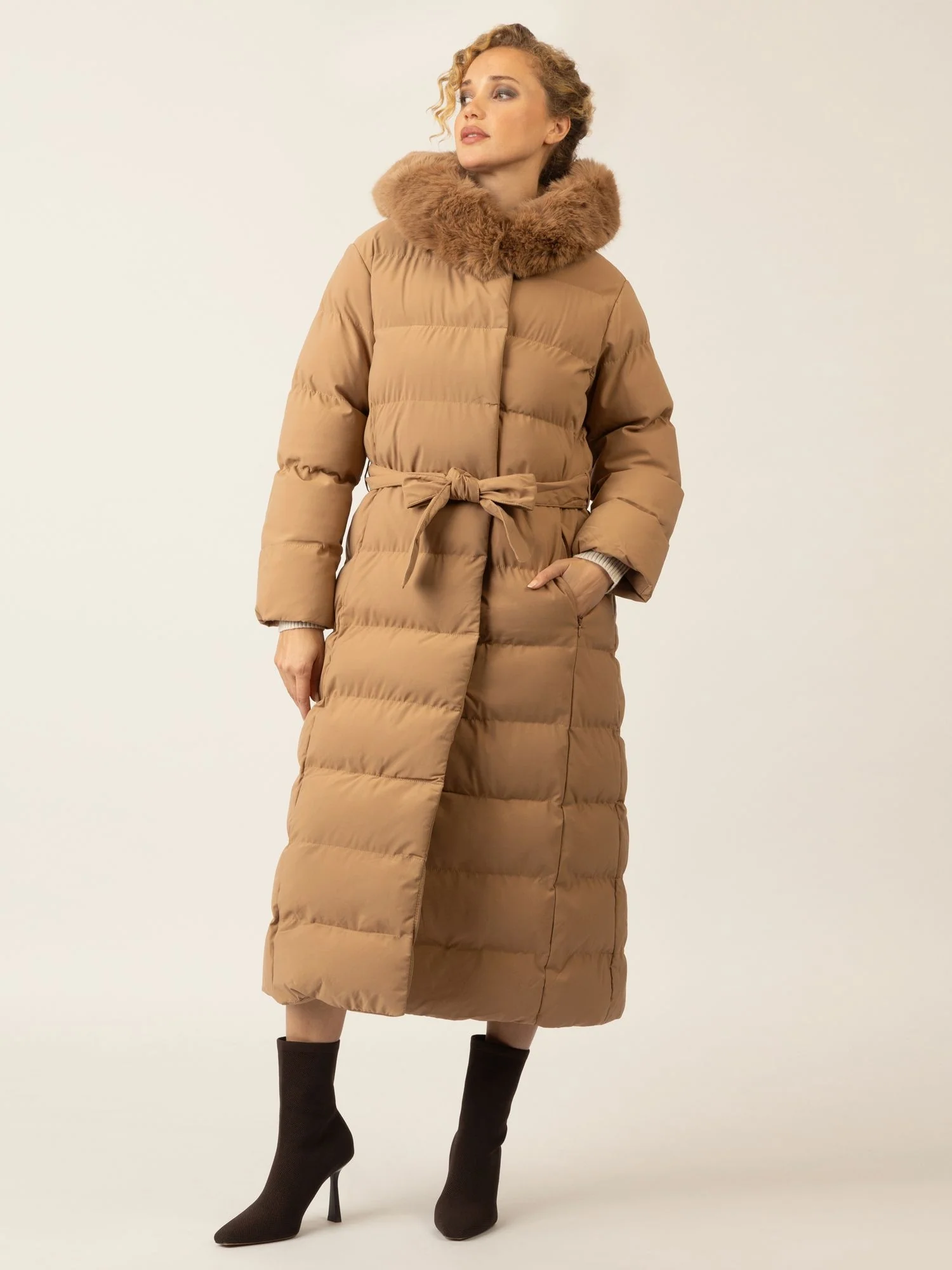 APART Winterjacke mit Reißverschluss für maximalen Schutz im Winter | camel - Image 5