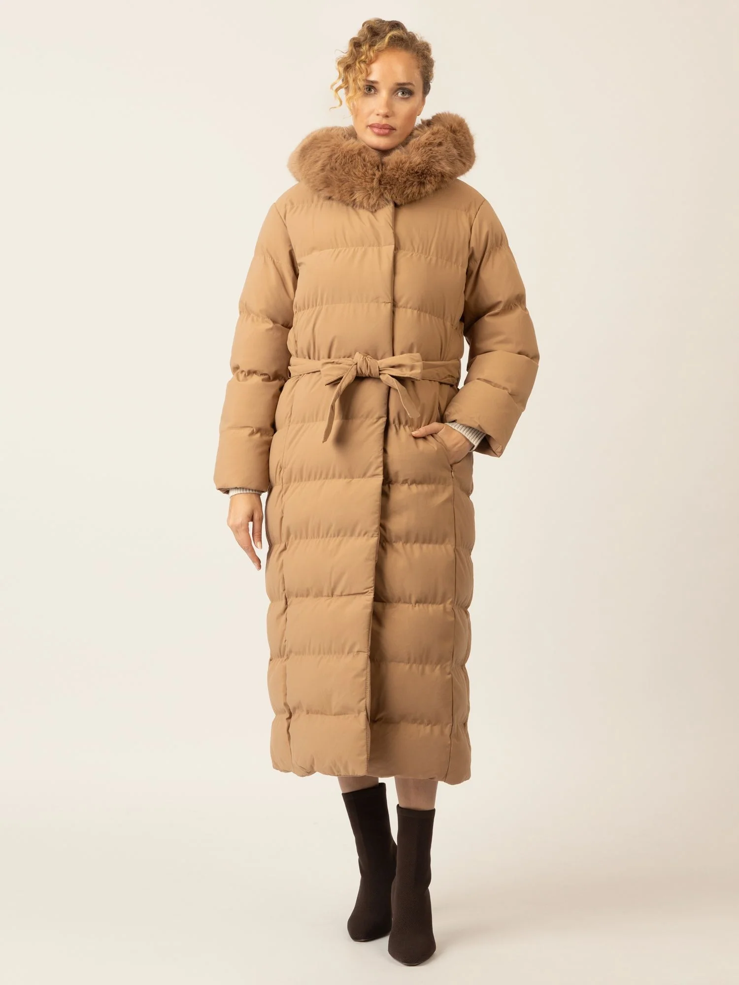 APART Winterjacke mit Reißverschluss für maximalen Schutz im Winter | camel - Image 6