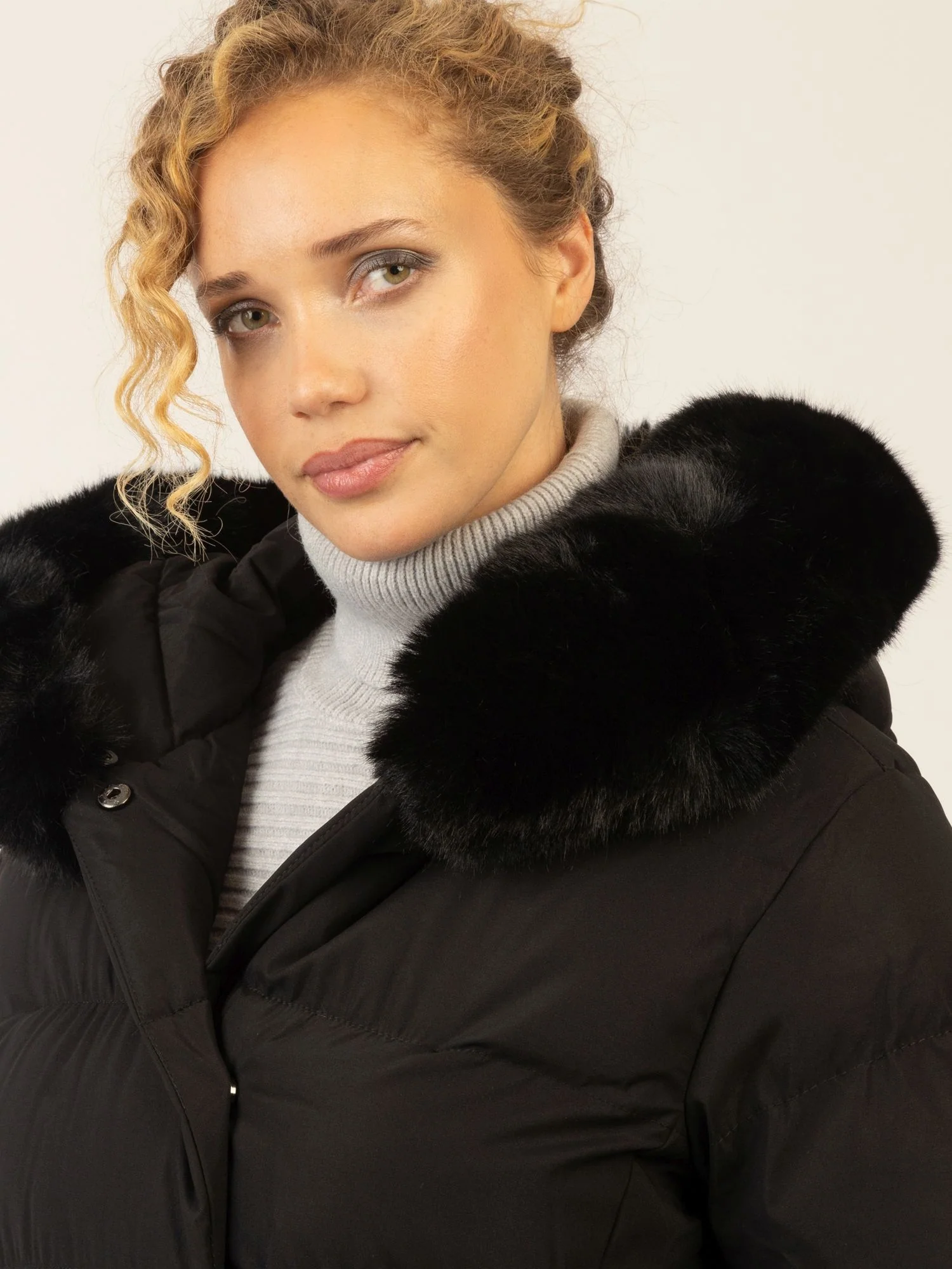 APART Winterjacke mit Reißverschluss für maximalen Schutz im Winter | schwarz - Image 3