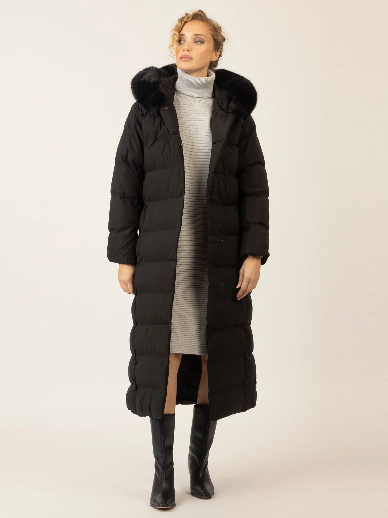 APART Winterjacke mit Reißverschluss für maximalen Schutz im Winter | schwarz - Image 6