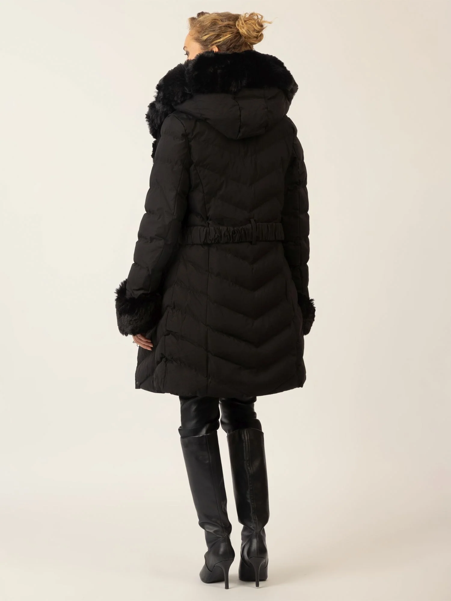 APART Winterjacke mit Reißverschluss für optimalen Schutz im Winter | schwarz - Image 3