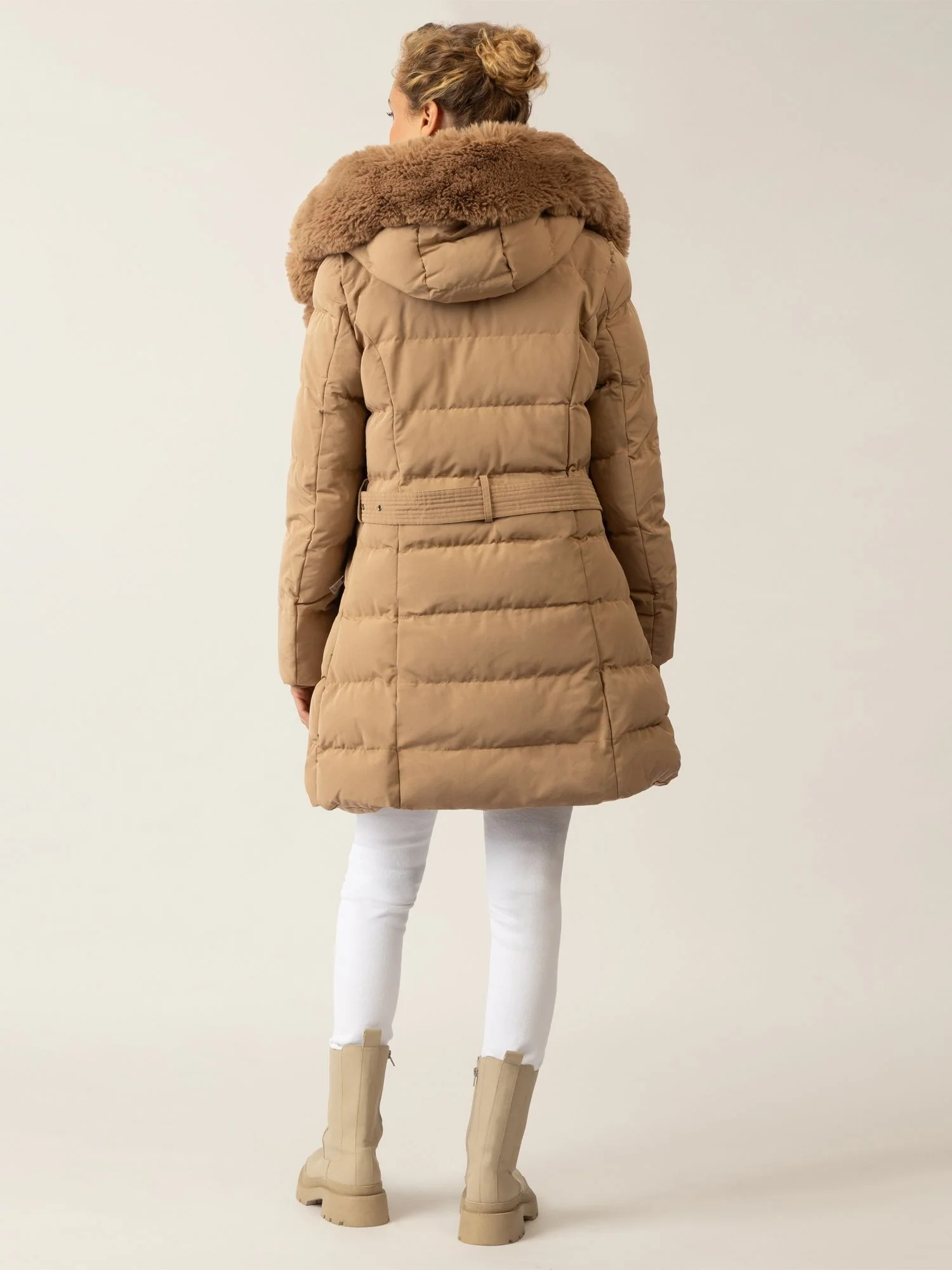 APART Winterjacke mit Reißverschluss für praktischen Schutz an kalten Tagen | camel - Image 3