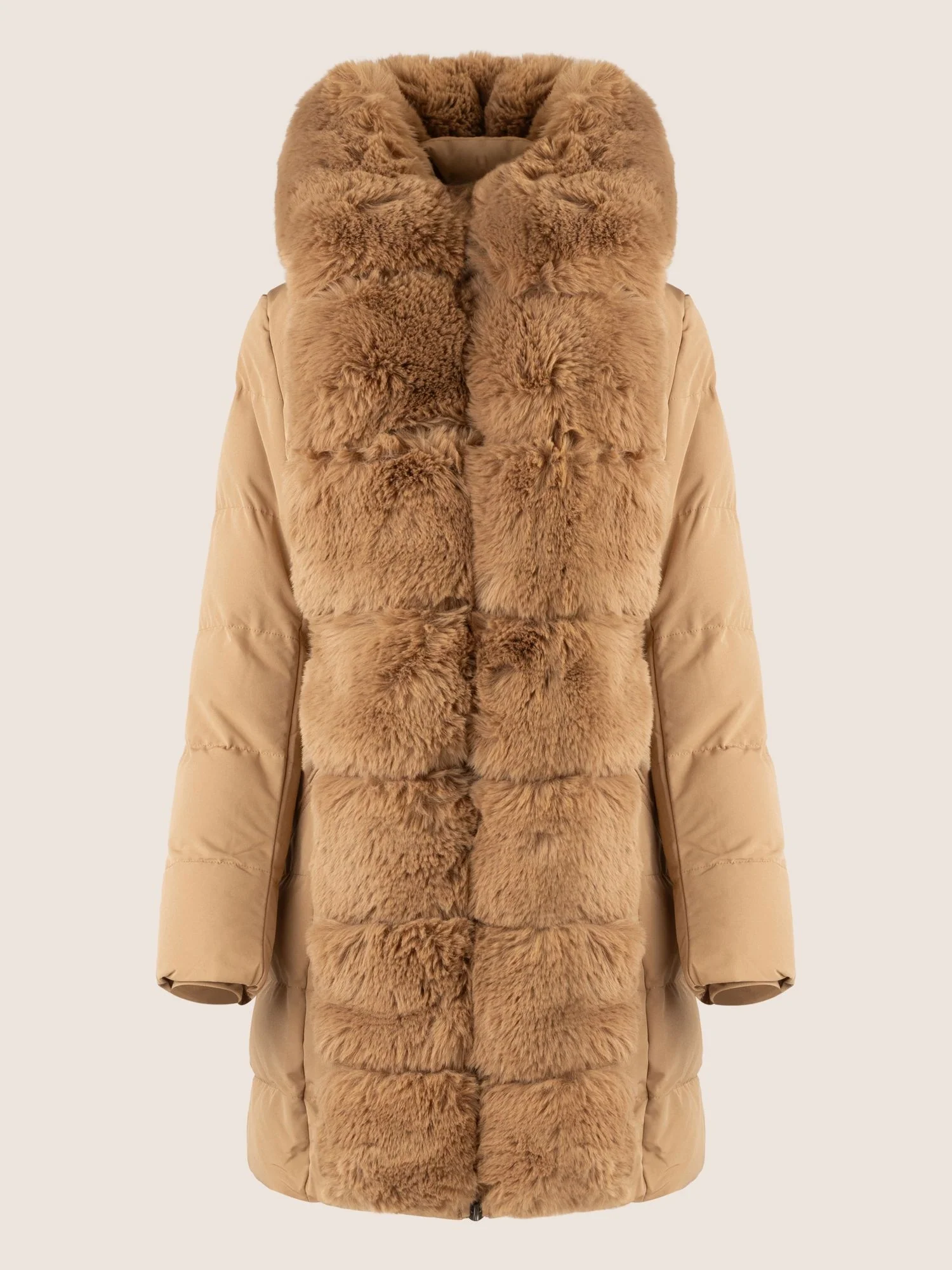 APART Winterjacke mit Reißverschluss für praktischen Schutz an kalten Tagen | camel - Image 5