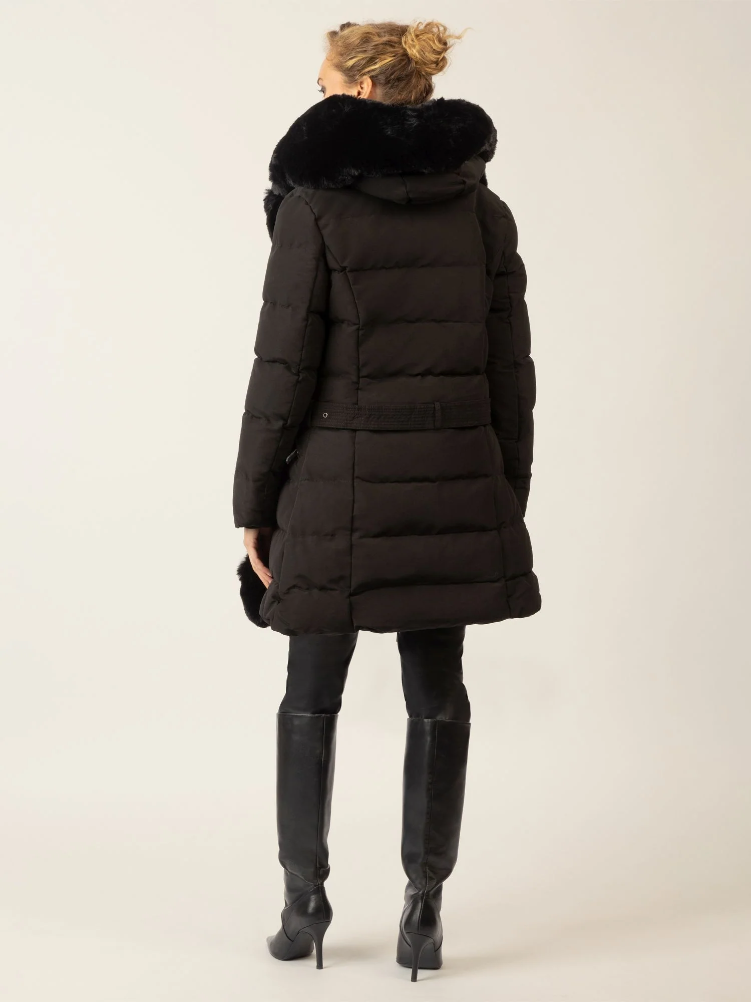 APART Winterjacke mit Reißverschluss für praktischen Schutz an kalten Tagen | schwarz - Image 3