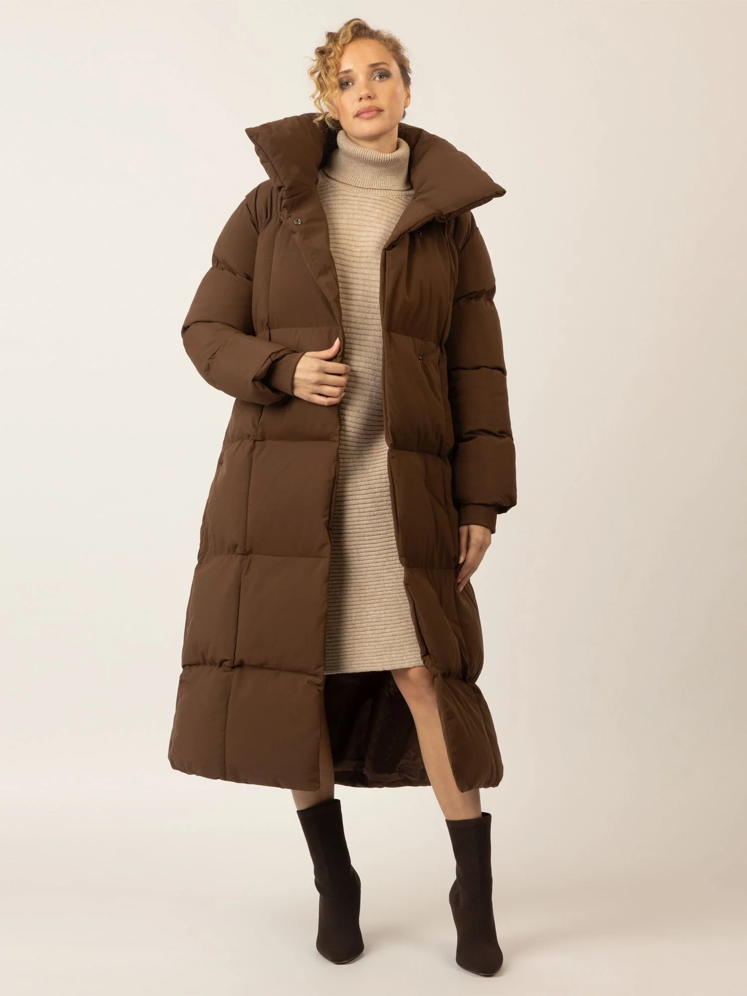 APART Winterjacke mit Reißverschluss für stilvollen Schutz an kühlen Tagen | braun - Image 6