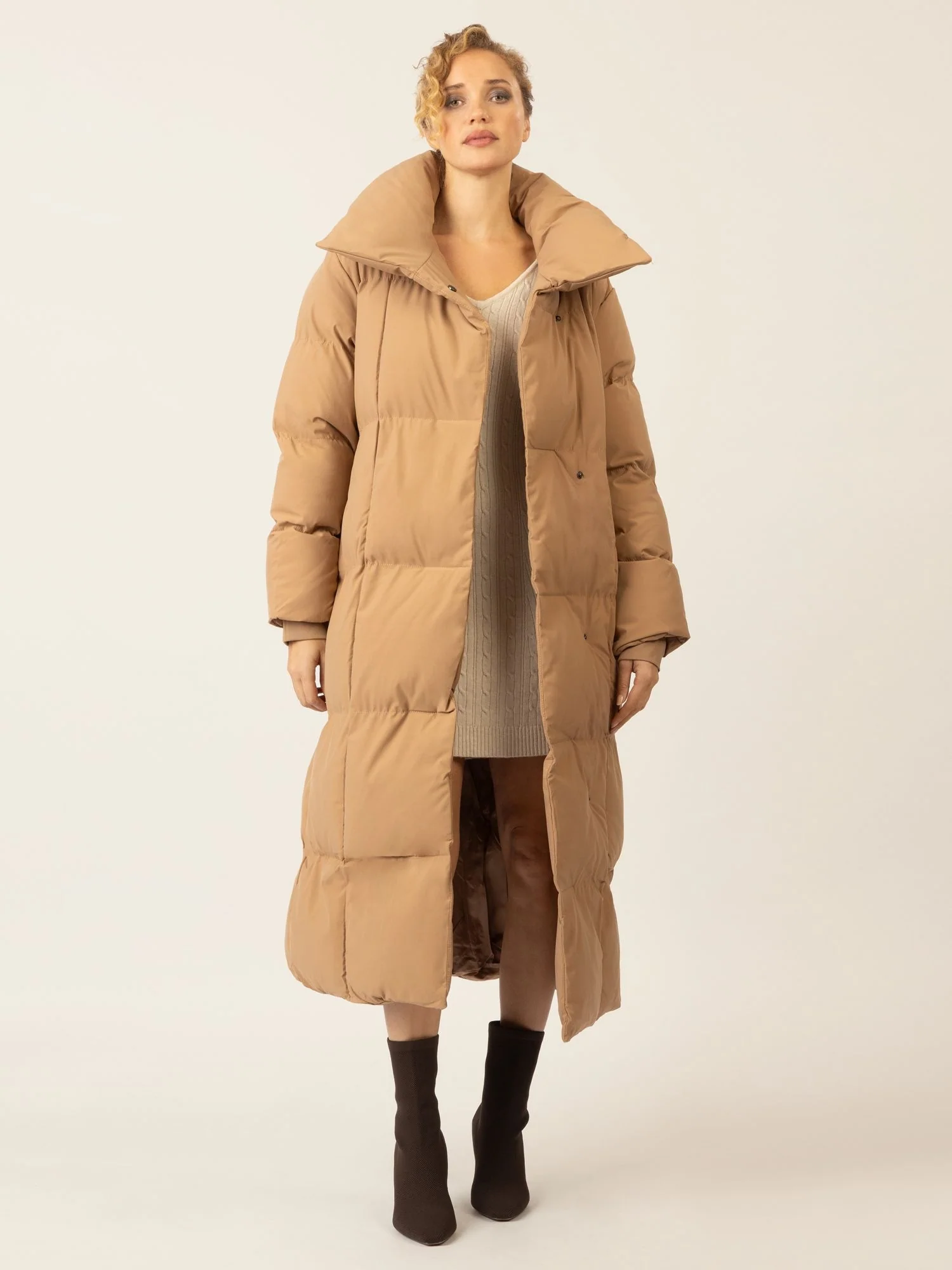 APART Winterjacke mit Reißverschluss für stilvollen Schutz an kühlen Tagen | camel
