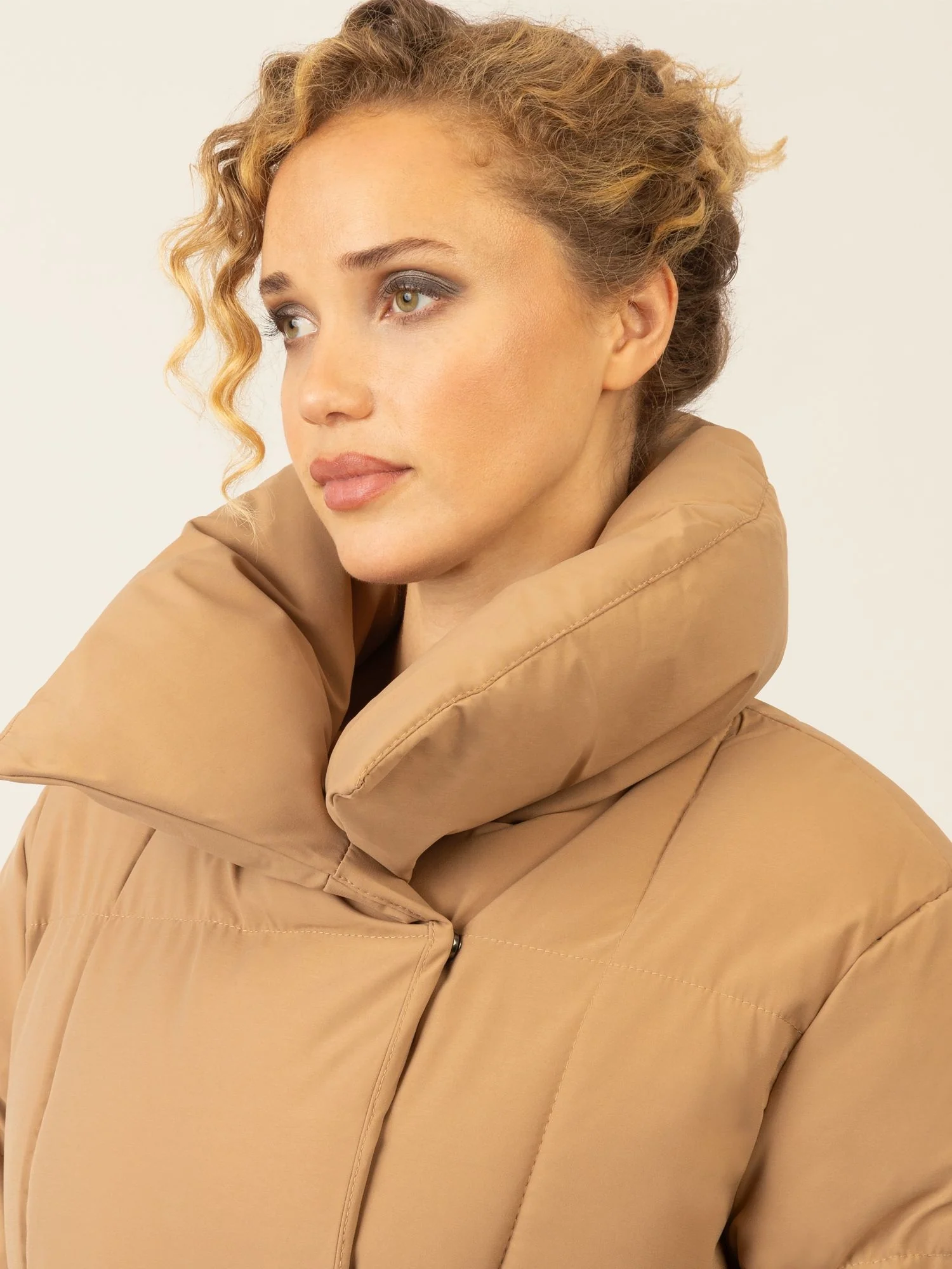APART Winterjacke mit Reißverschluss für stilvollen Schutz an kühlen Tagen | camel - Image 3