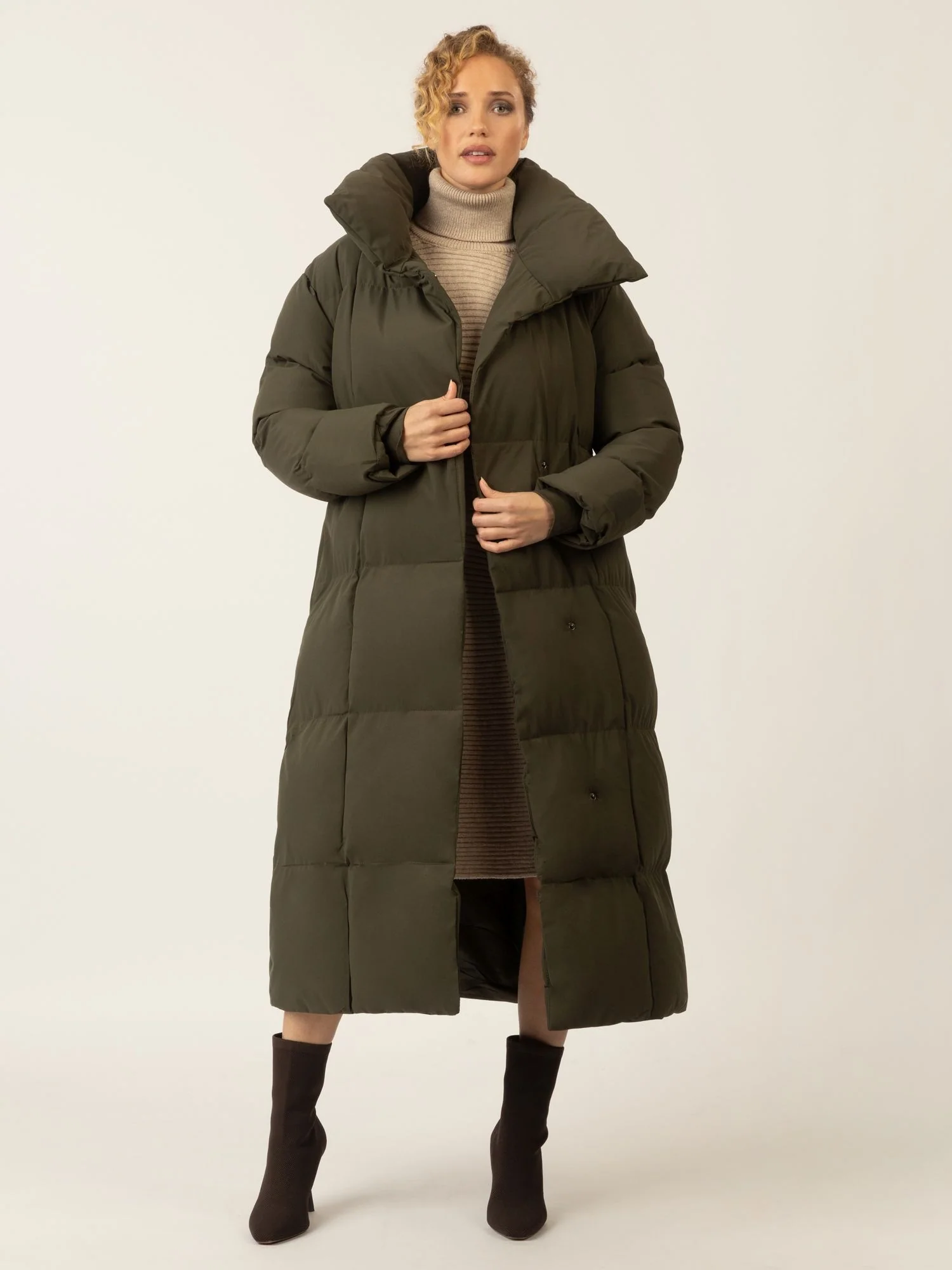 APART Winterjacke mit Reißverschluss für stilvollen Schutz an kühlen Tagen | grün - Image 6