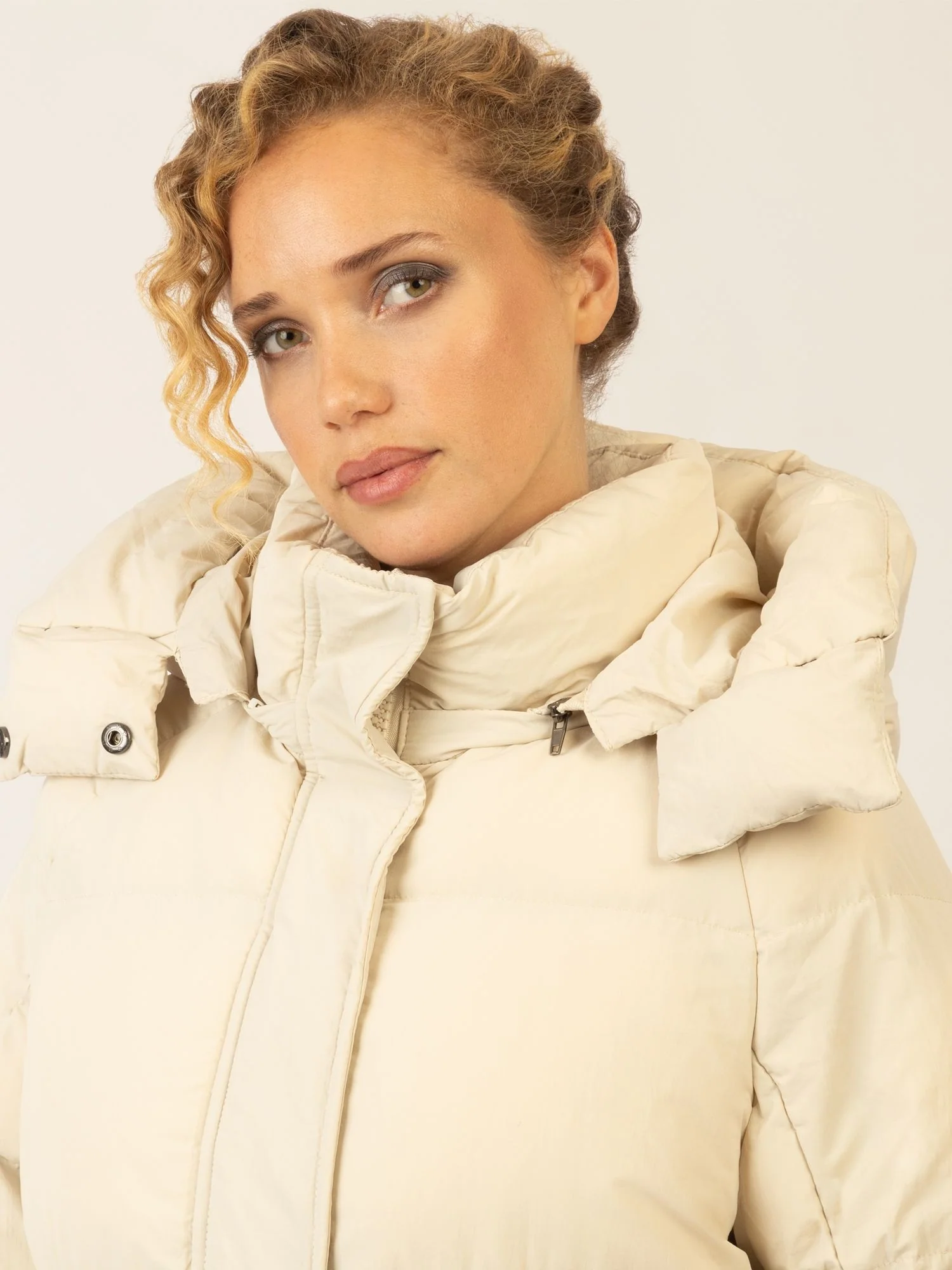 APART Winterjacke mit Reißverschluss für warmen Komfort im Winter | beige - Image 3