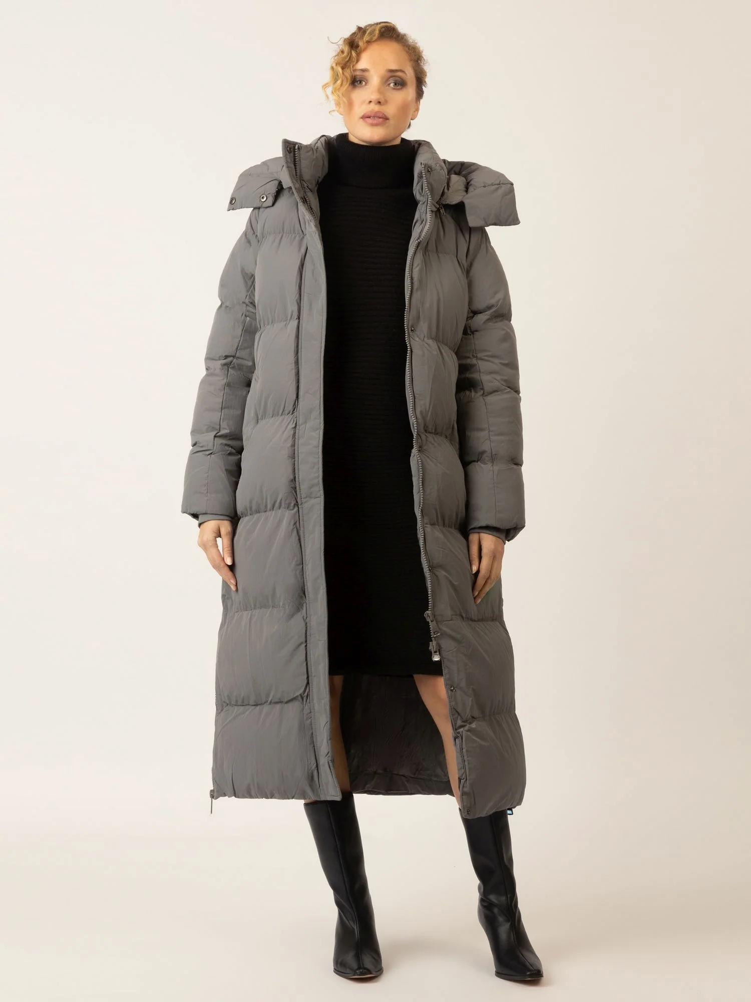 APART Winterjacke mit Reißverschluss für warmen Komfort im Winter | charcoal - Image 6