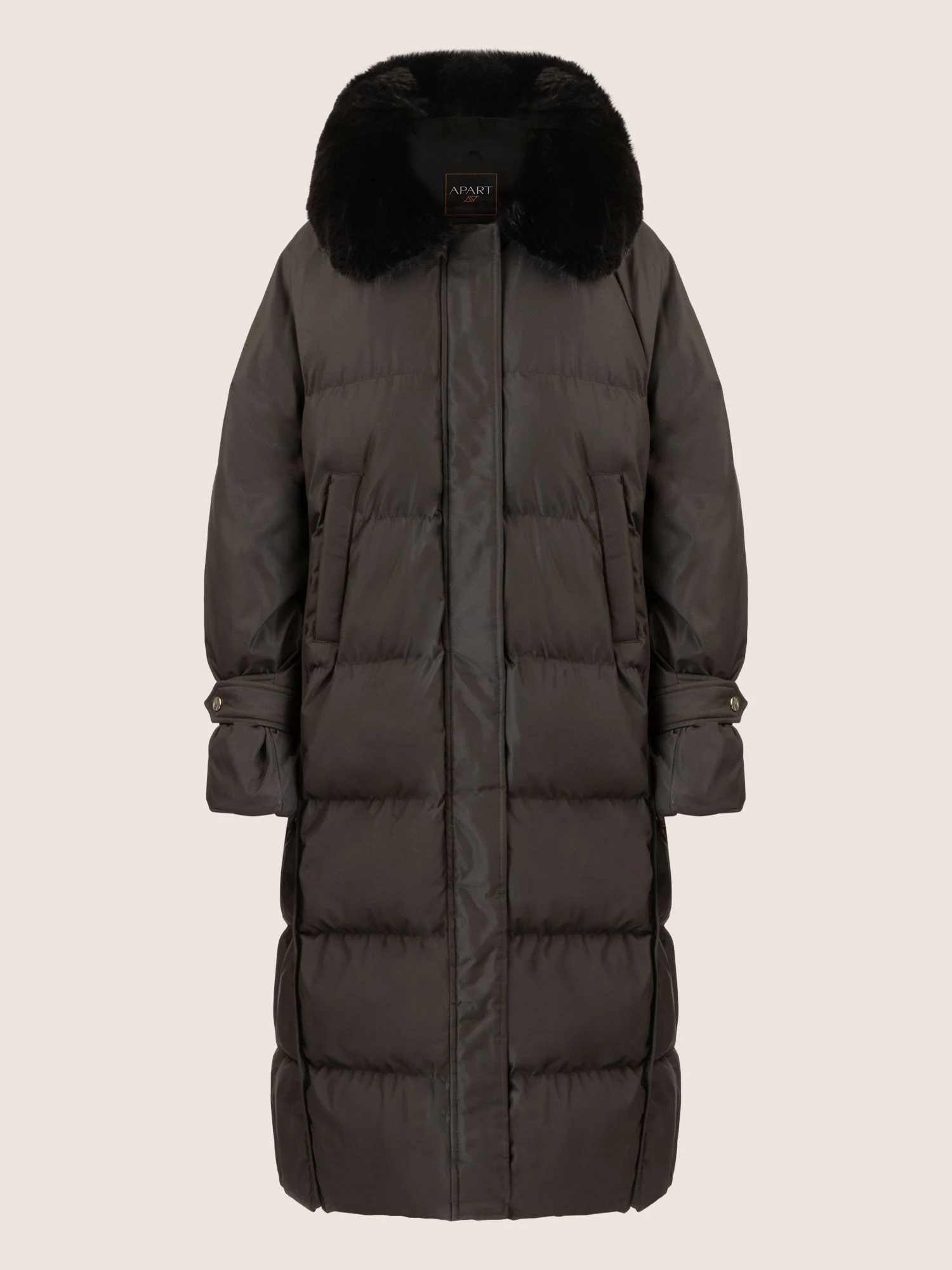APART Winterjacke mit Reißverschluss für warmen und stilvollen Komfort | schwarz - Image 4